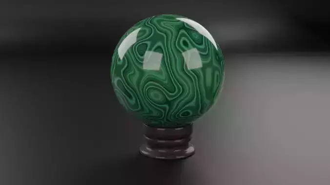 Malachite ball
