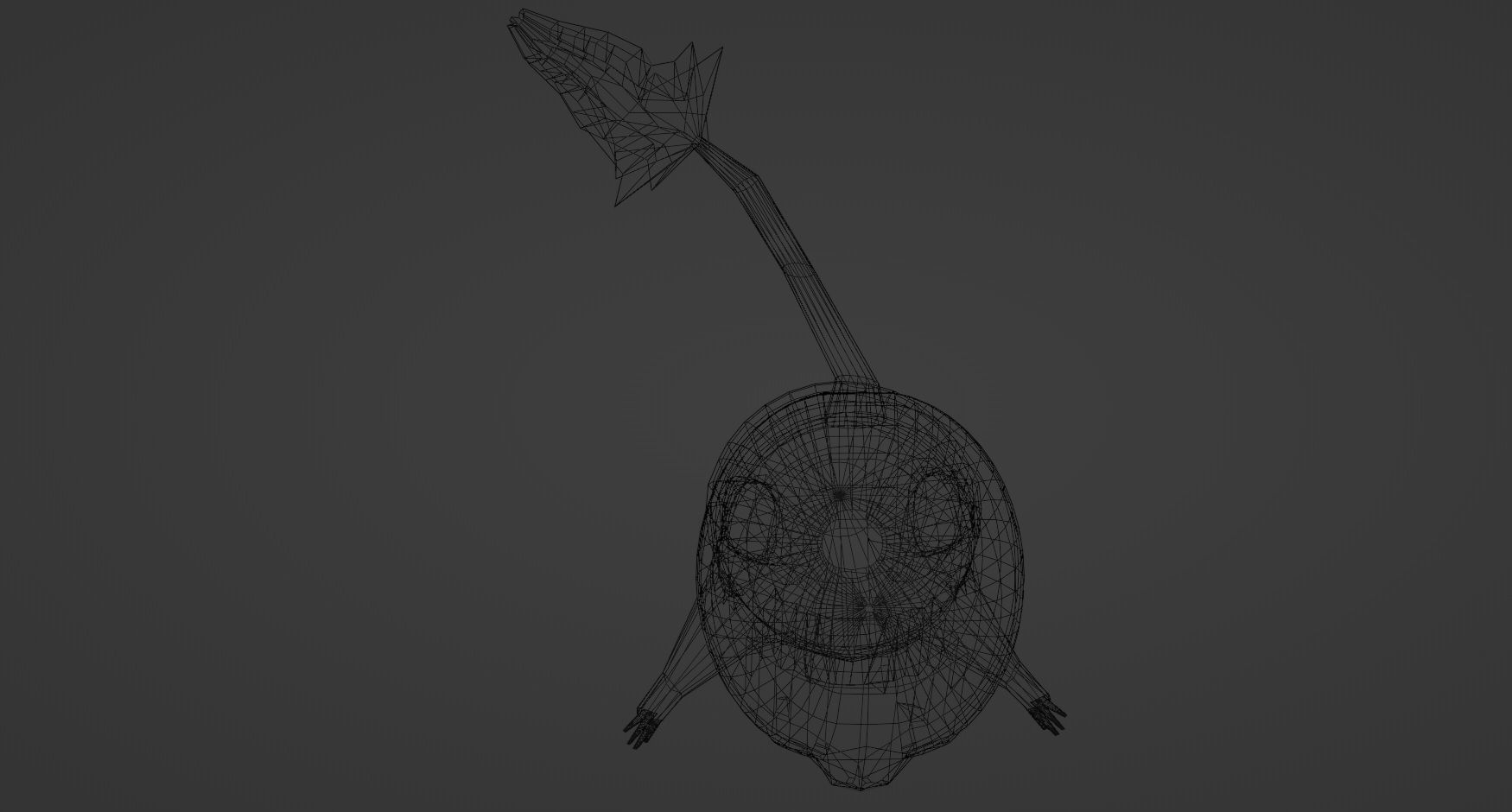 Charmander Pokemon Low-poly 3D model_6