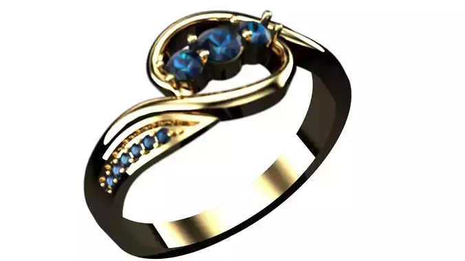 Ring with diamonds und1042