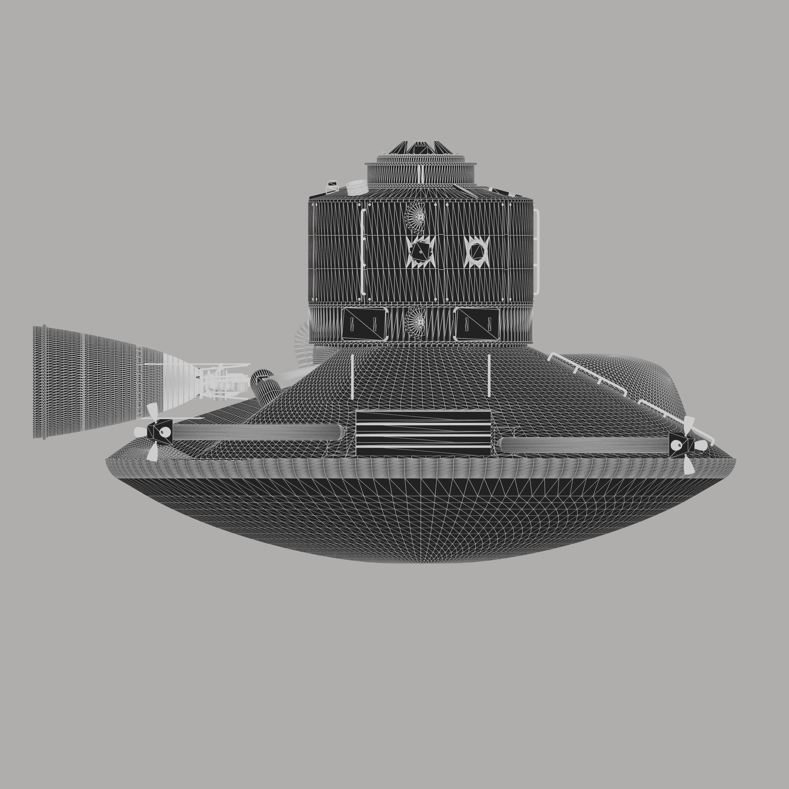 NASA Turtle Orbital Transfer Vehicle 3D model_7