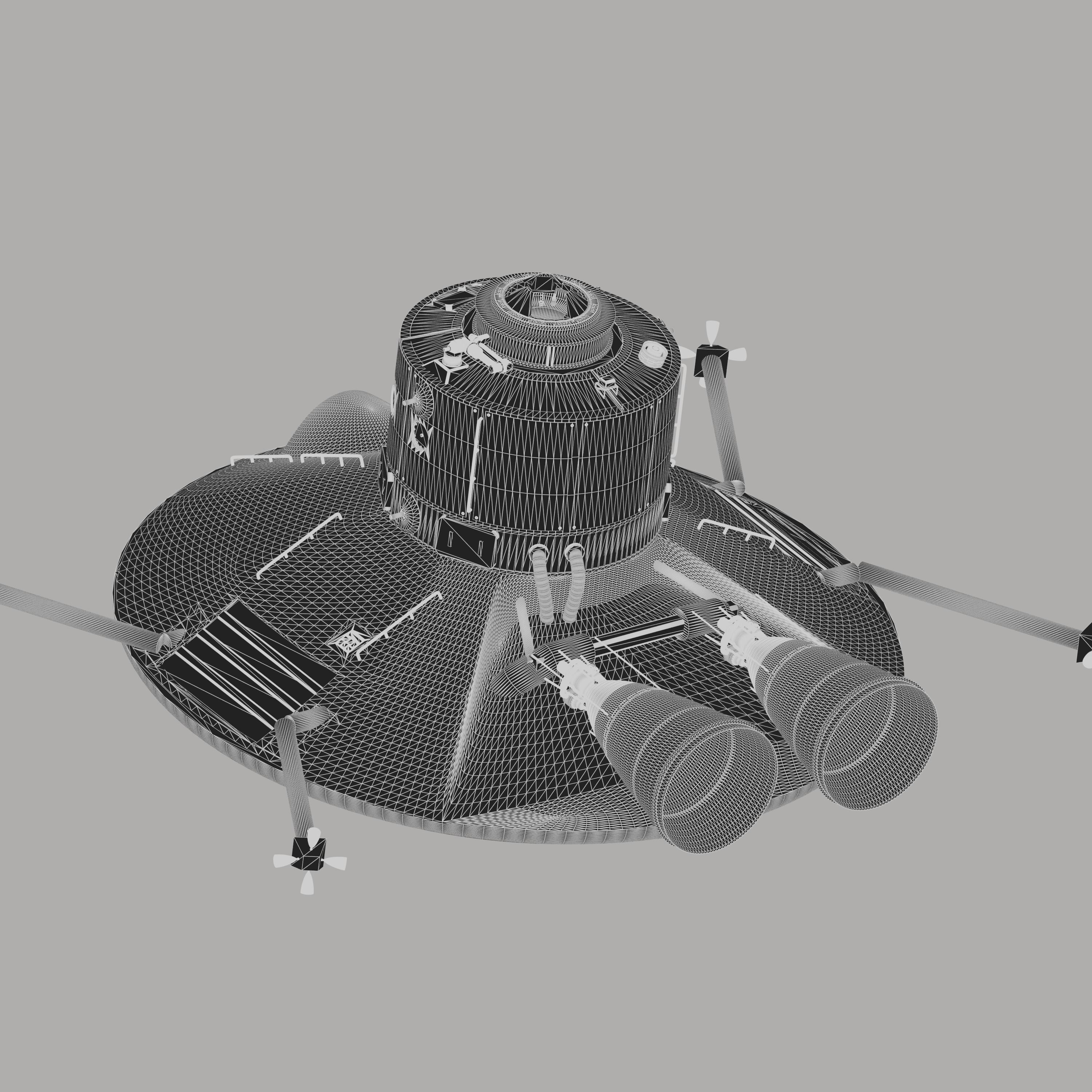 NASA Turtle Orbital Transfer Vehicle 3D model_9