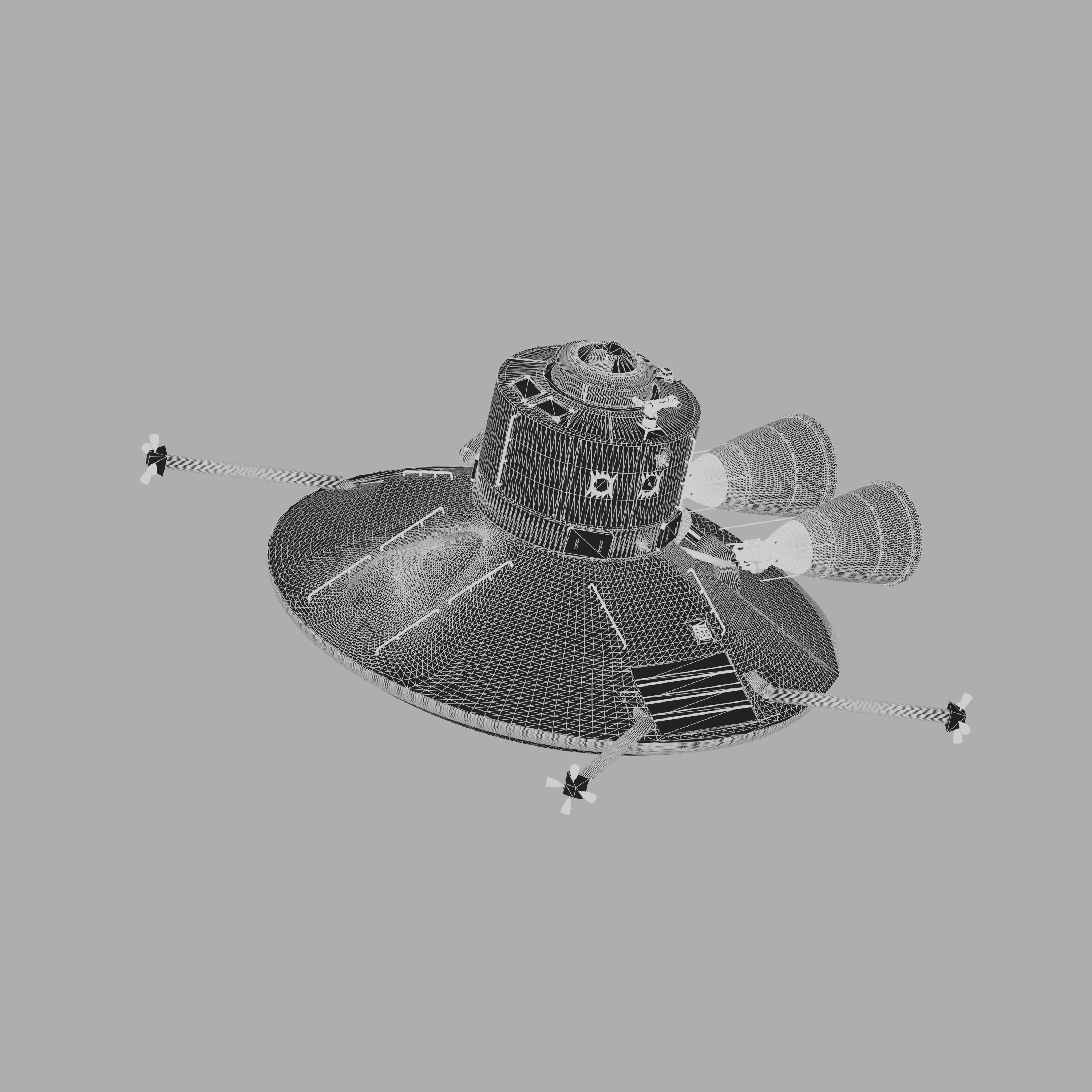 NASA Turtle Orbital Transfer Vehicle 3D model_6