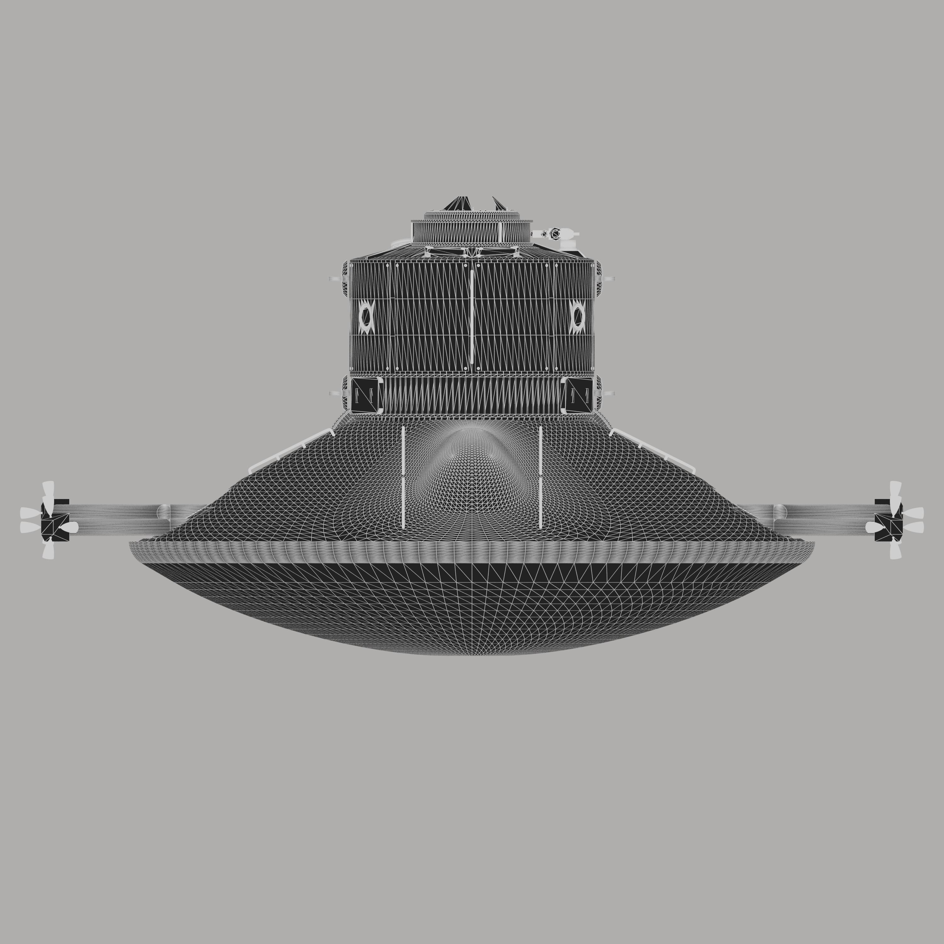NASA Turtle Orbital Transfer Vehicle 3D model_8