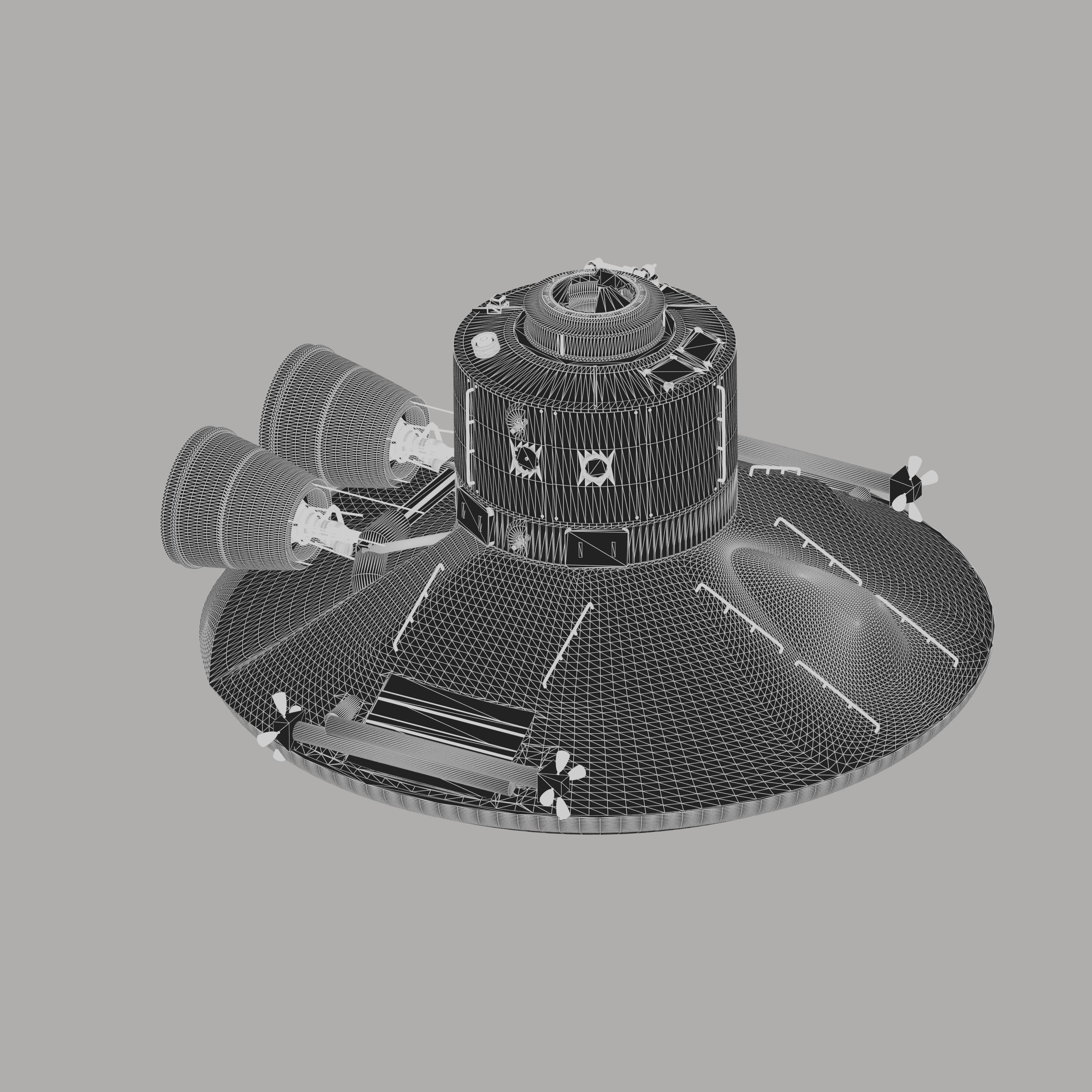 NASA Turtle Orbital Transfer Vehicle 3D model_13