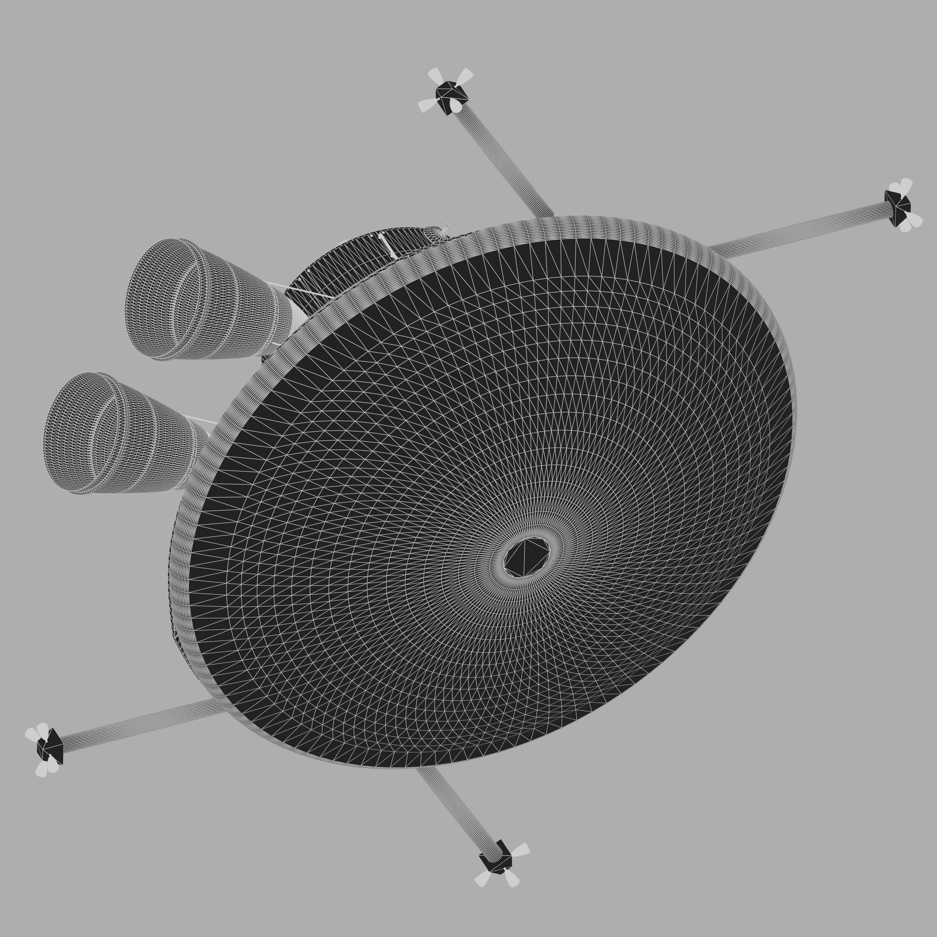 NASA Turtle Orbital Transfer Vehicle 3D model_11