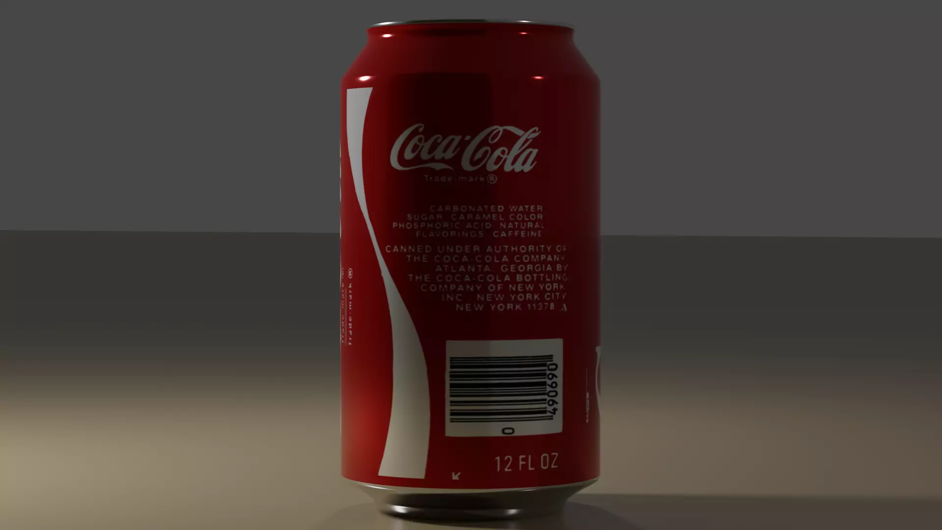 Coca cola can Free 3D model