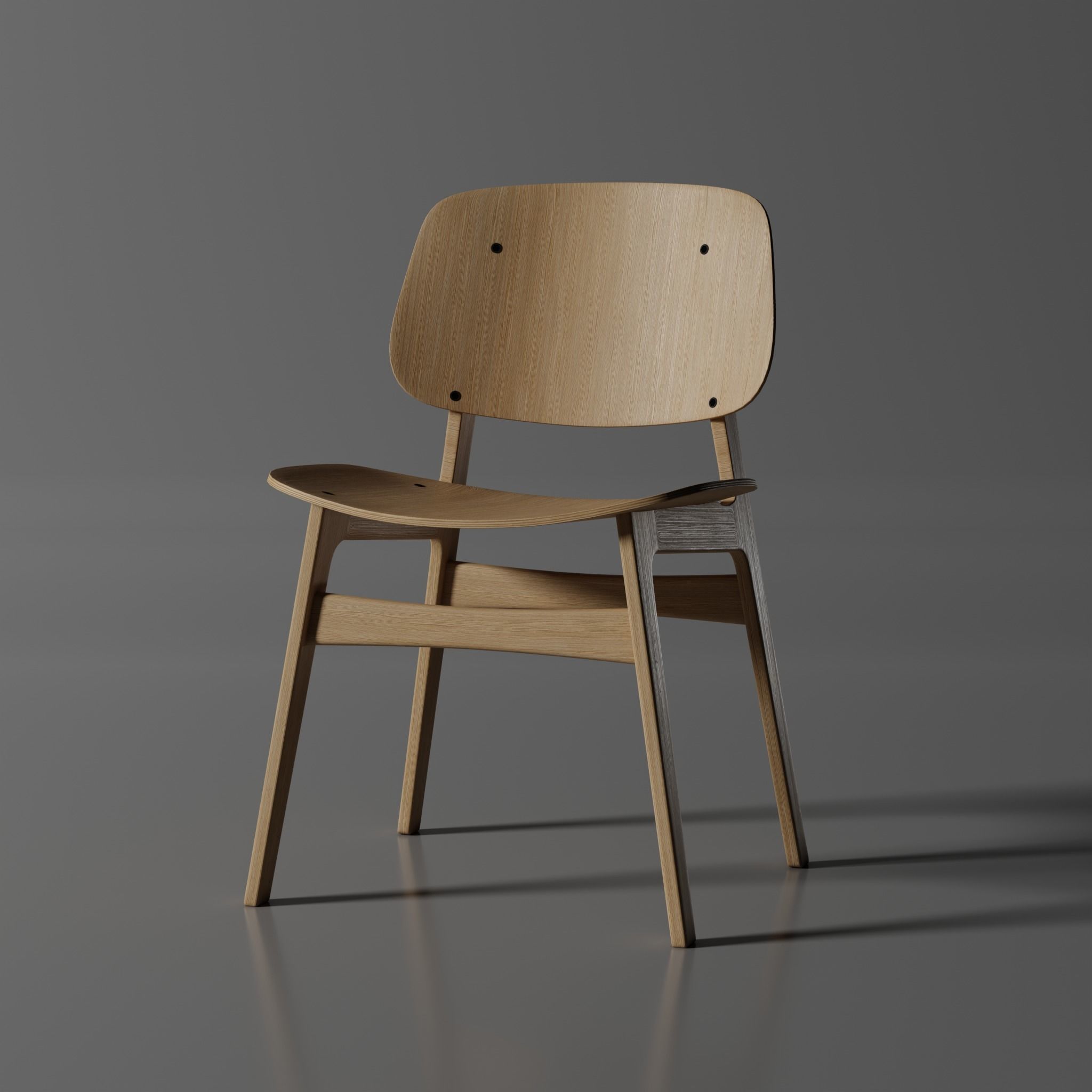 Modern Chair 3D model_1