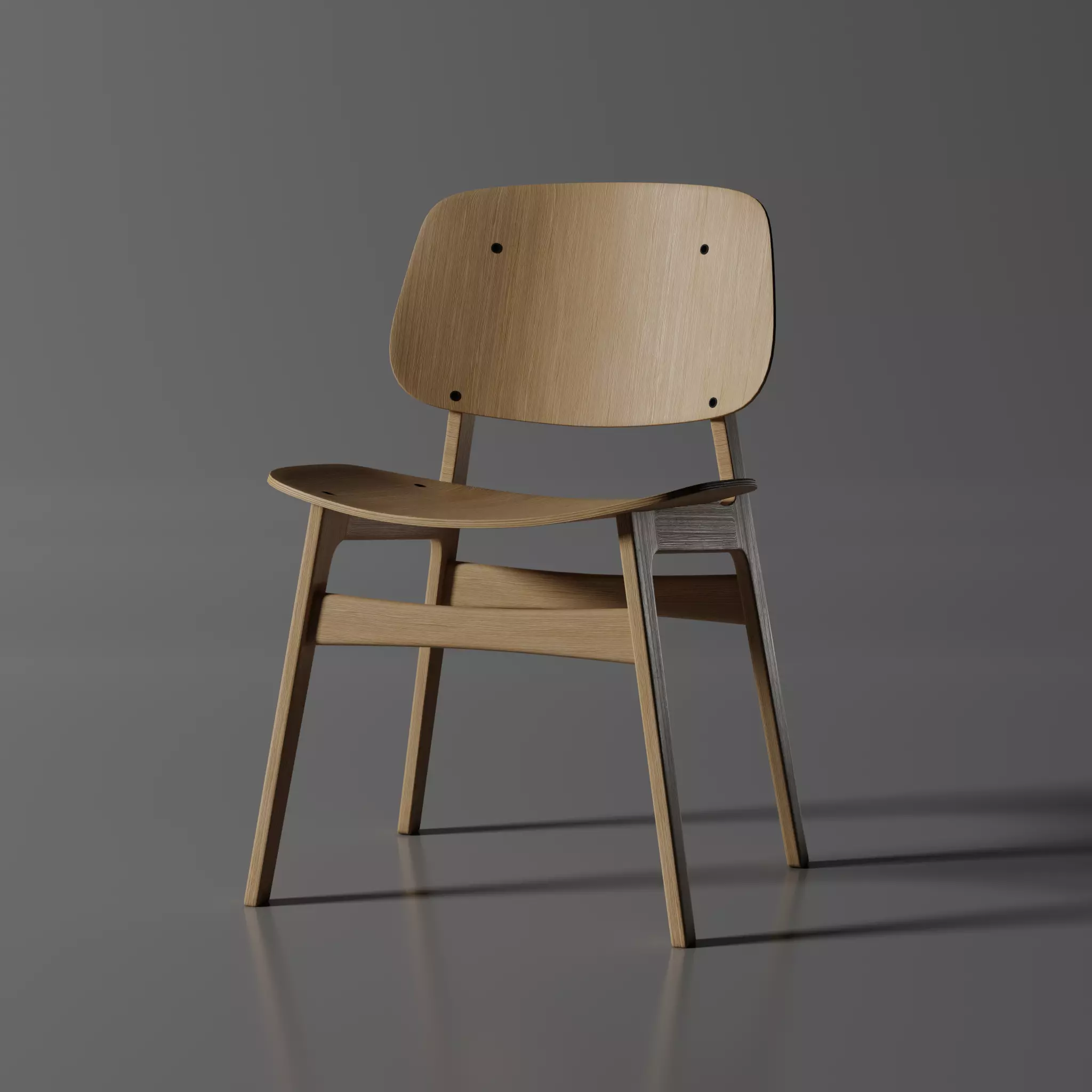 Modern Chair 3D model_0