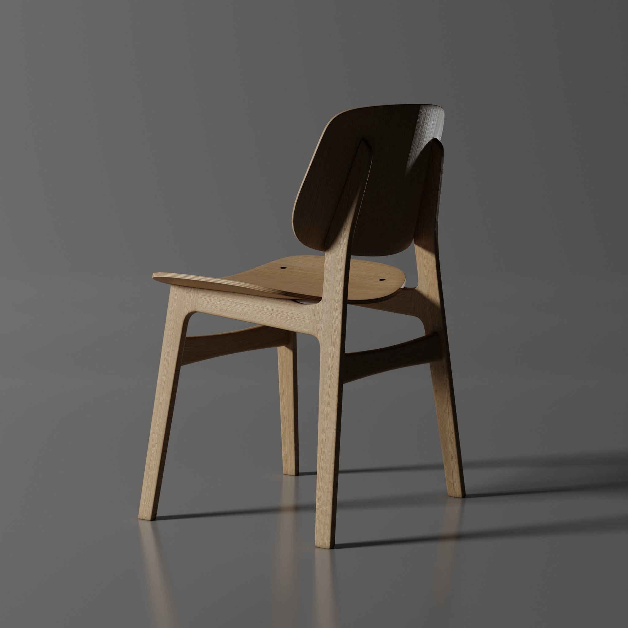 Modern Chair 3D model_2