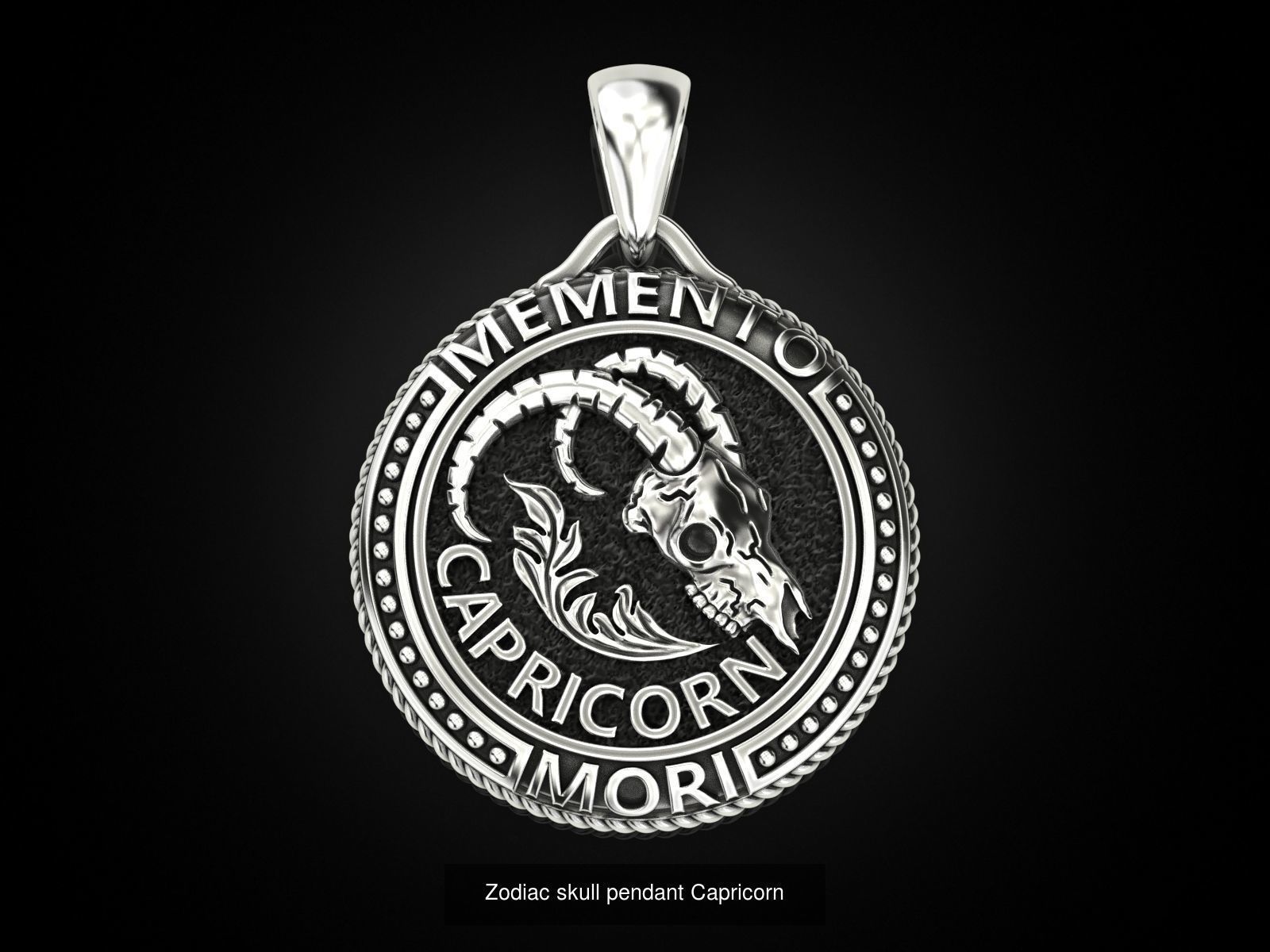Zodiac skull pendant Collection _6