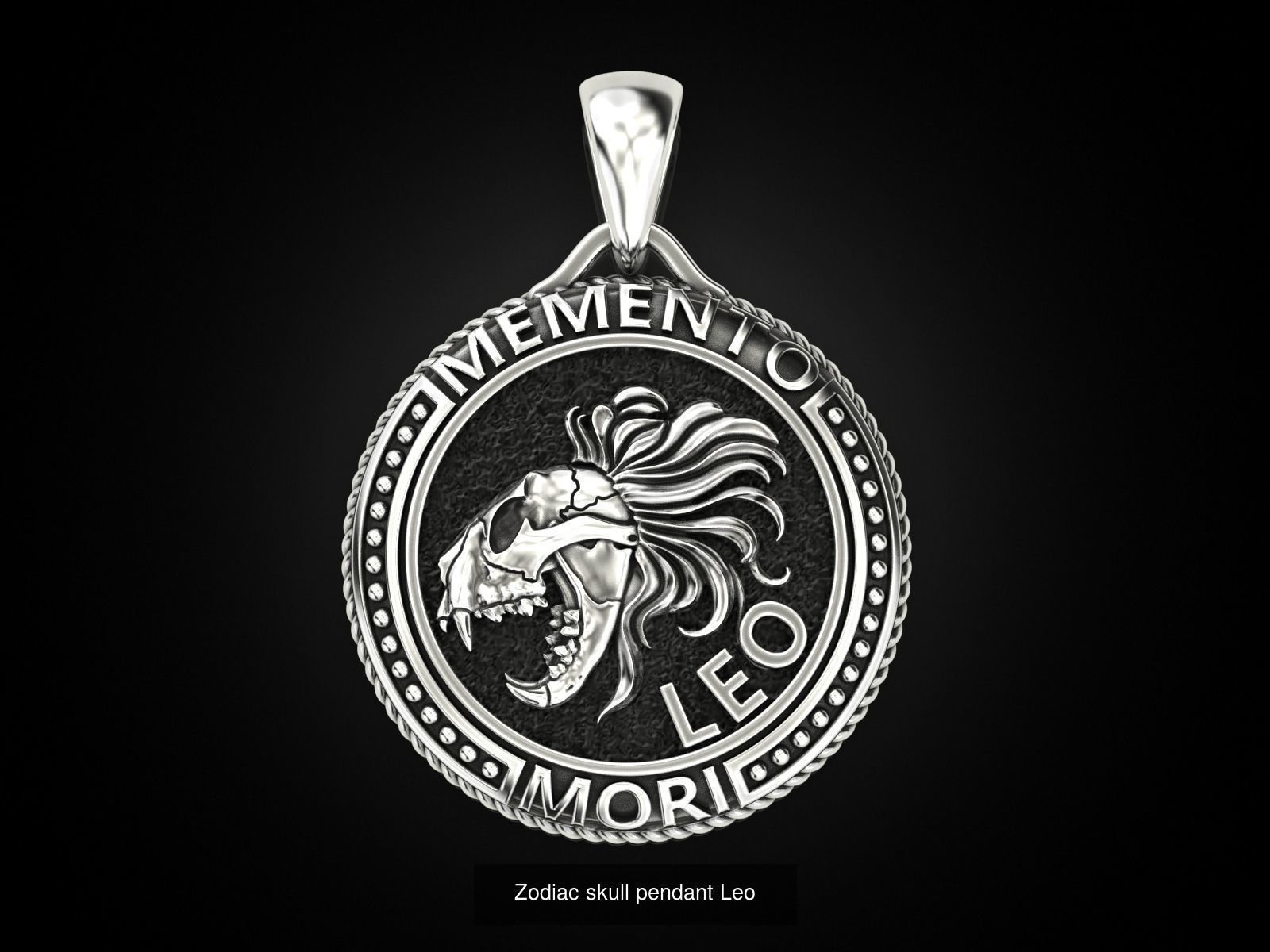 Zodiac skull pendant Collection _8