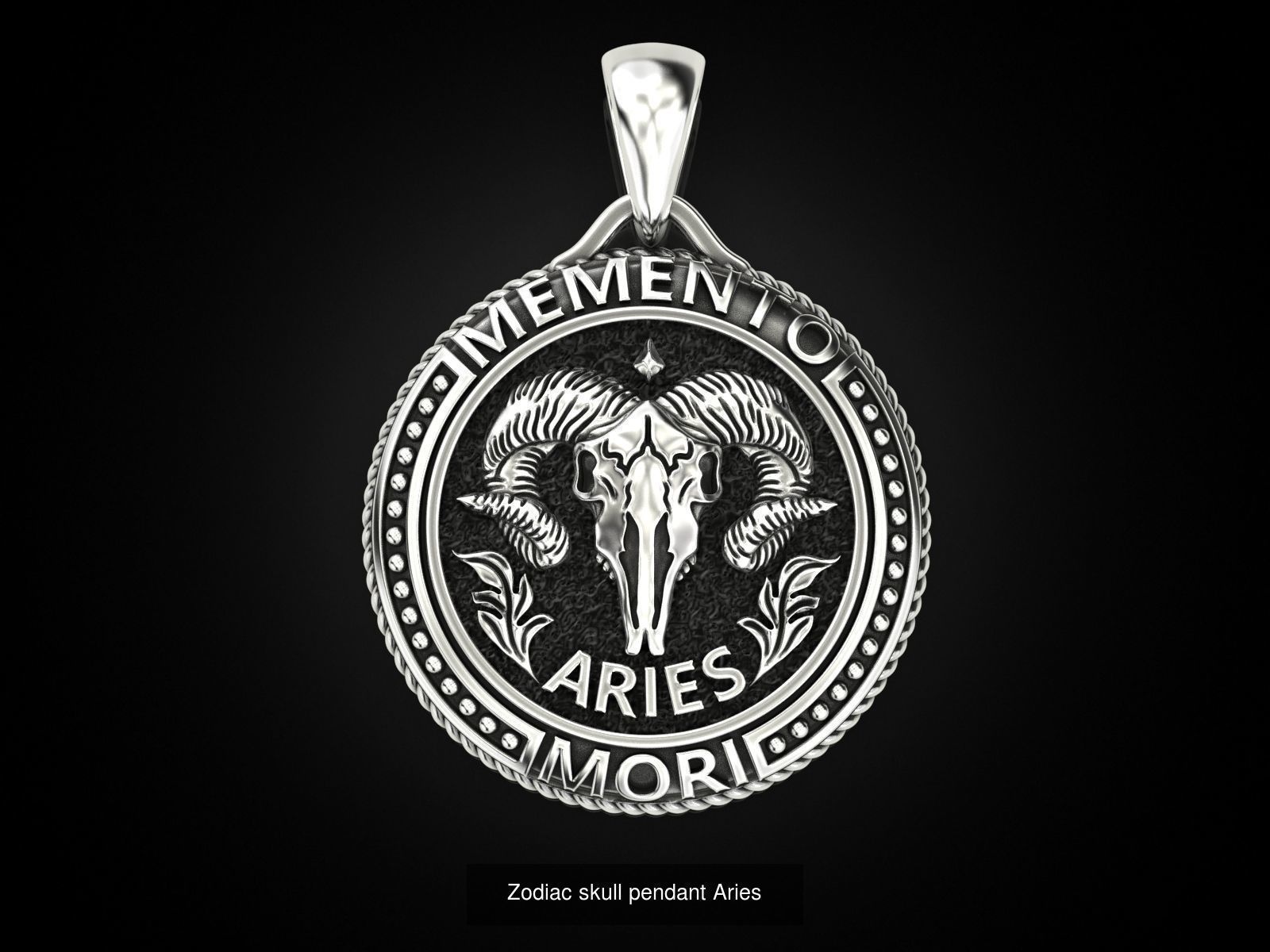 Zodiac skull pendant Collection _4