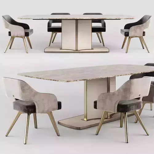Cantori VOYAGE Rectangular table 3D model