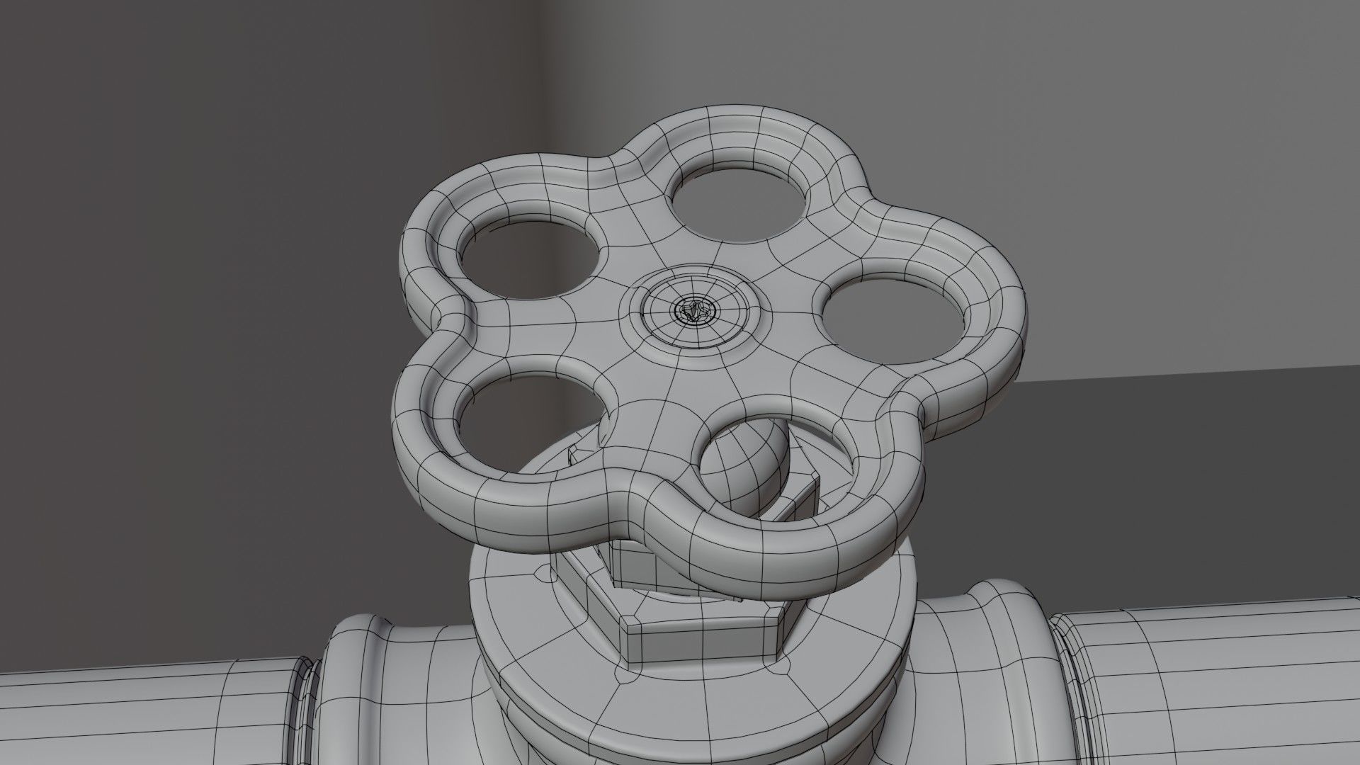 Sconce industrial light bulb wall 3D model_9