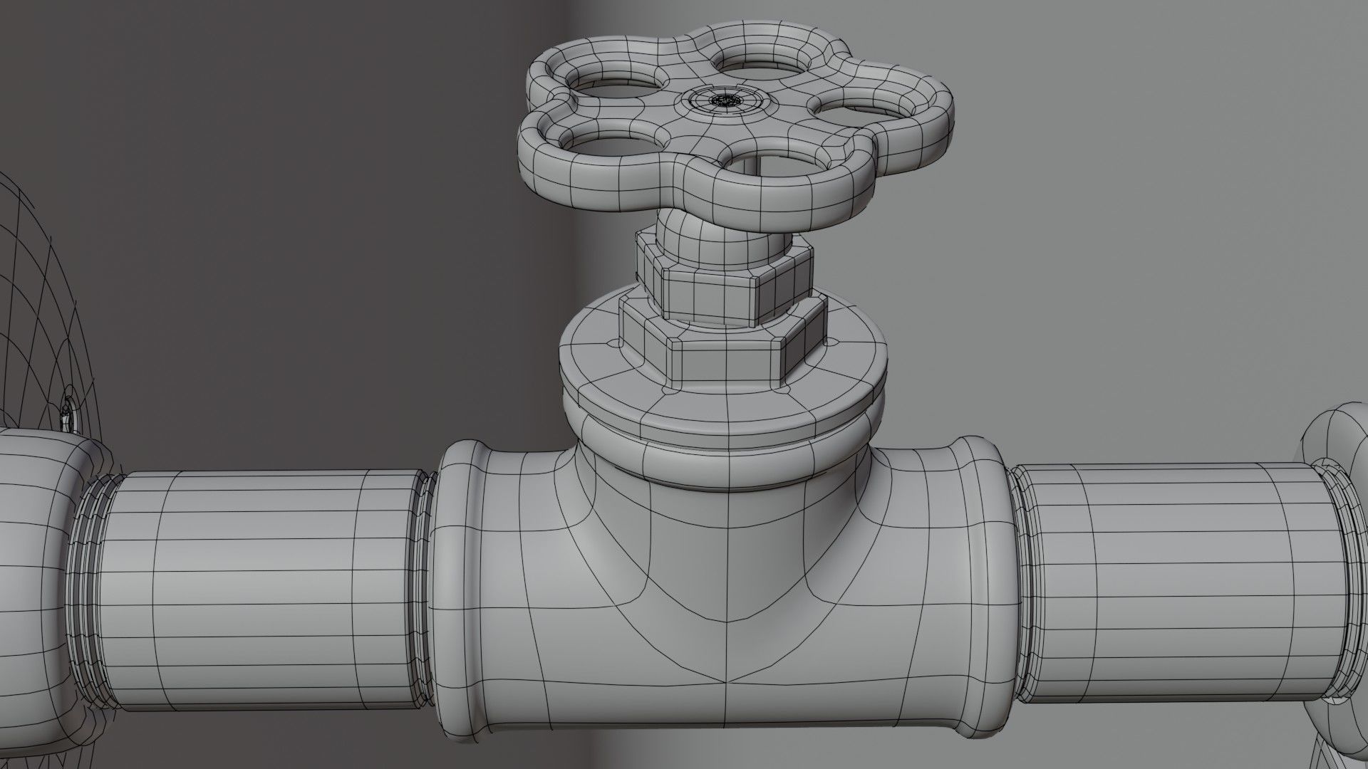 Sconce industrial light bulb wall 3D model_8