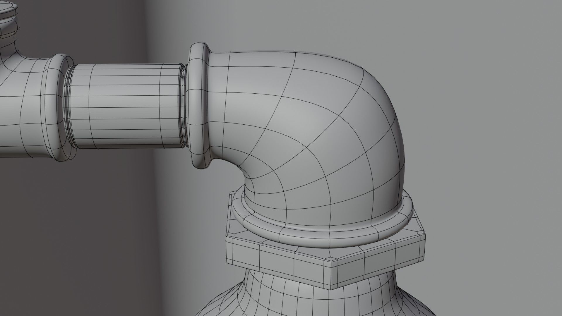 Sconce industrial light bulb wall 3D model_10