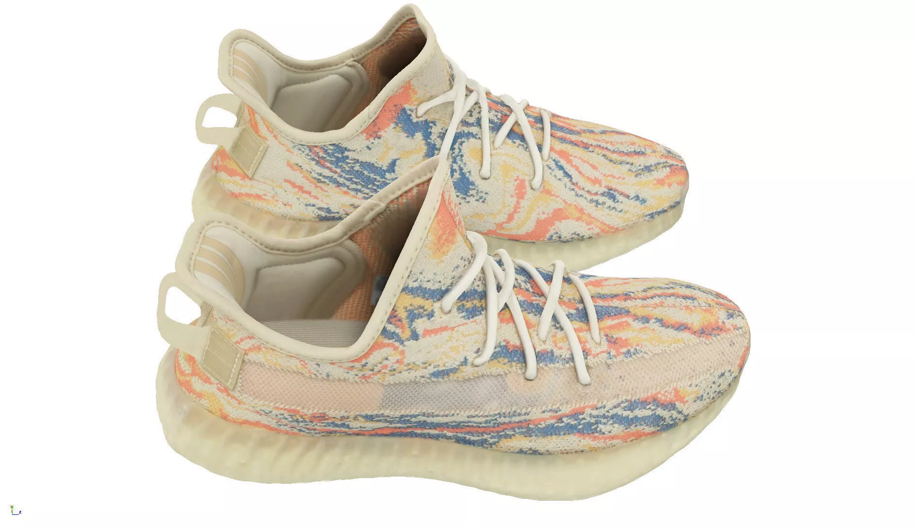 adidas originals Yeezy 350 V2 MXX Oat 3D model