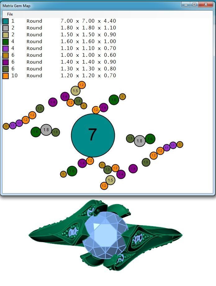 Ring048 diamond engagement ring gold 3D print model_6