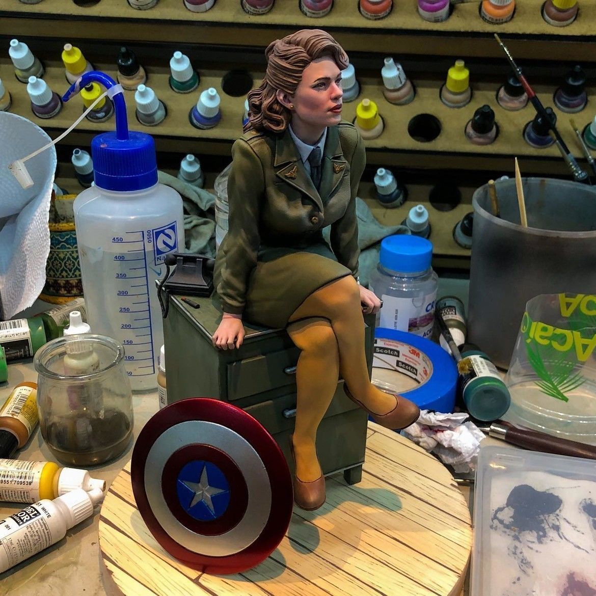 Agent Carter STL 3D print model_18