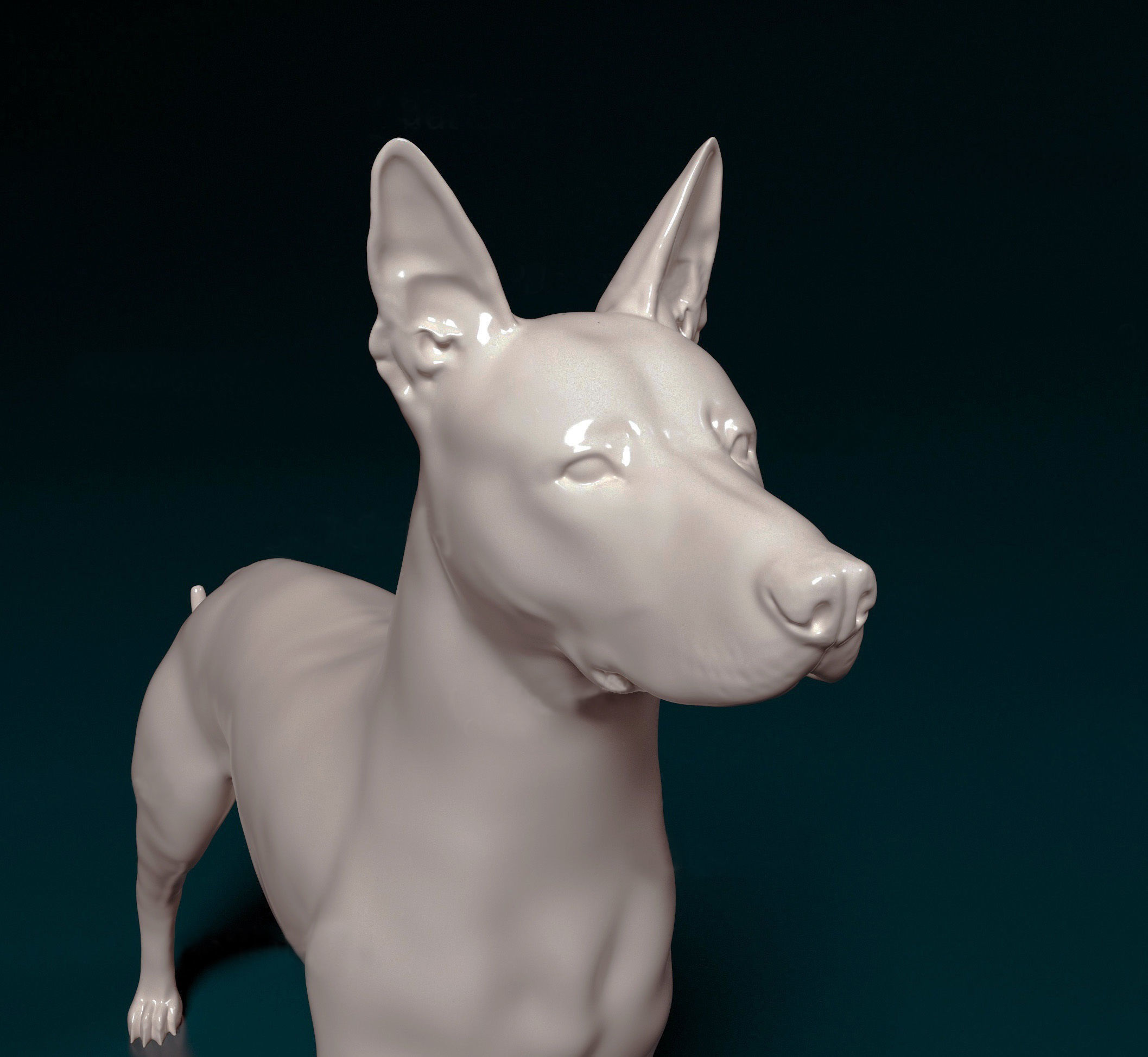 Xoloitzcuintle dog 3D print model_6