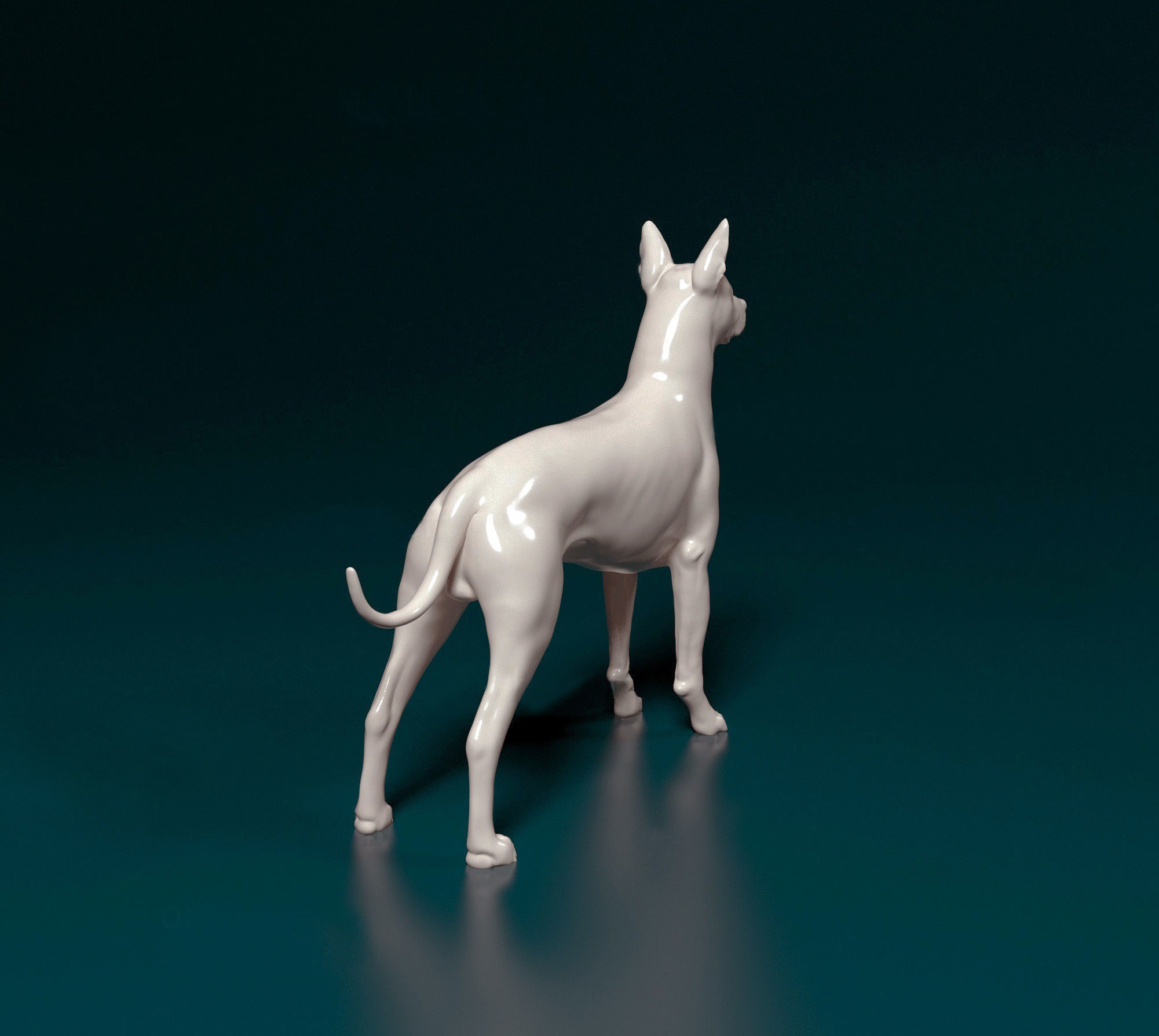 Xoloitzcuintle dog 3D print model_2