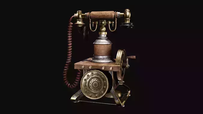 Old Phone  Game- Ready Asset