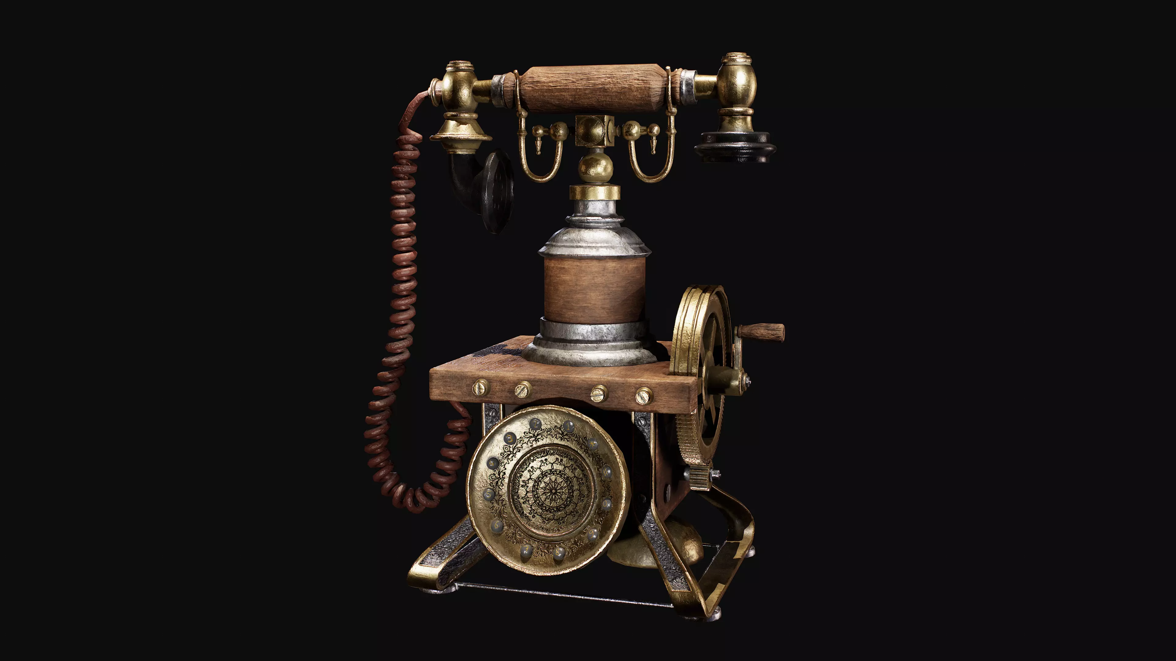 Old Phone Game- Ready Asset Low-poly 3D model