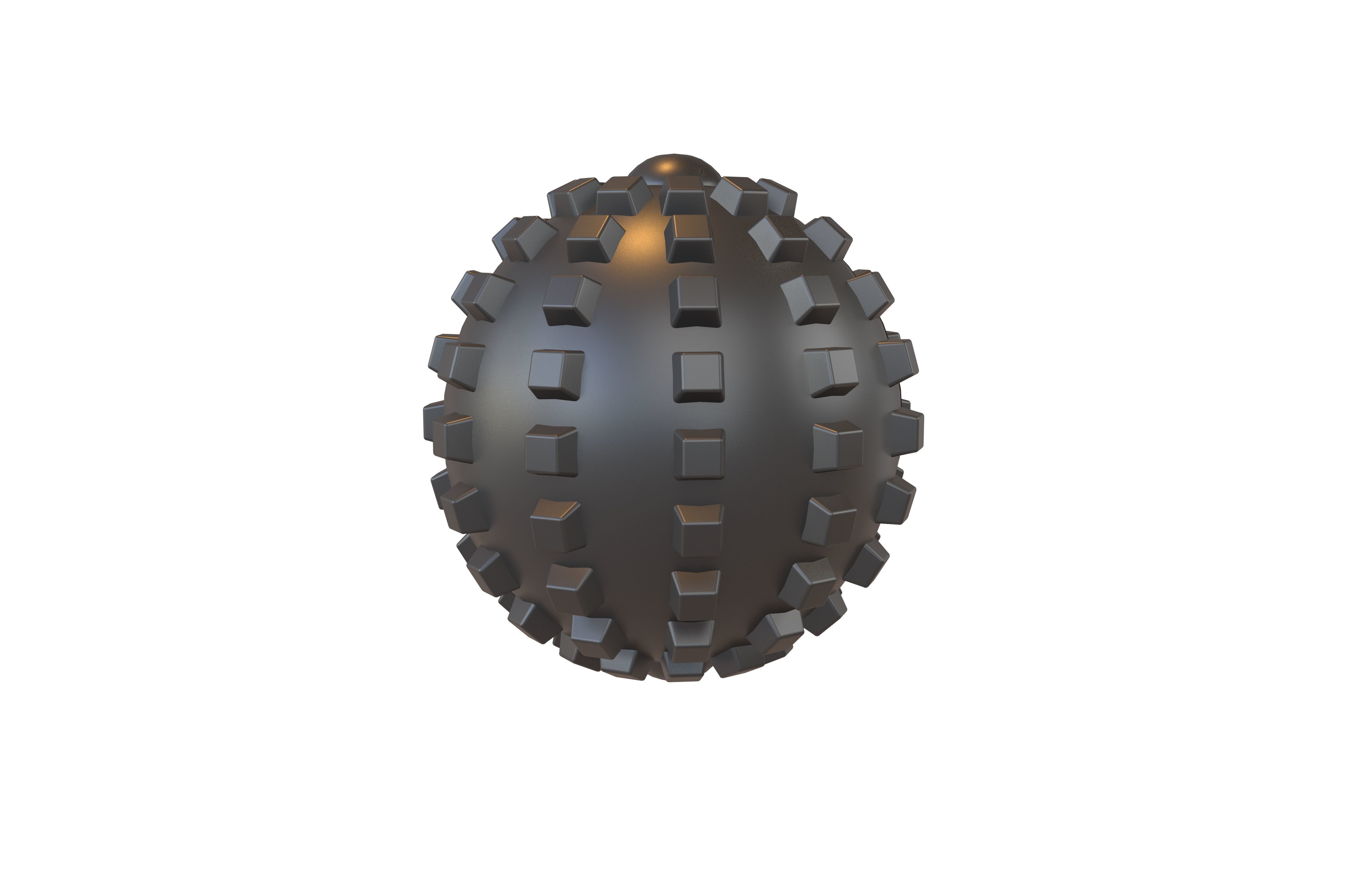 Massage Ball v1 001 Low-poly 3D model_1