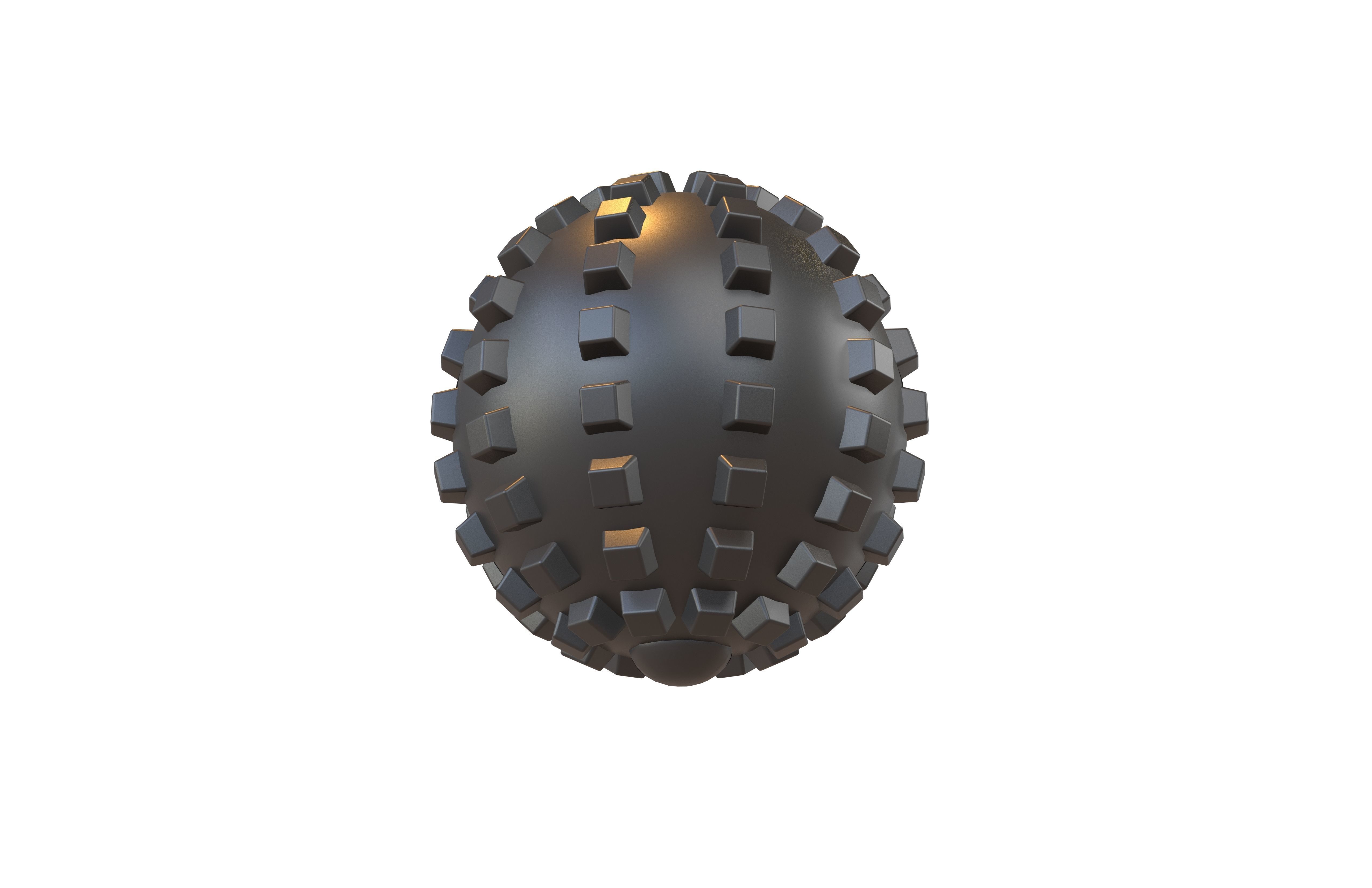 Massage Ball v1 001 Low-poly 3D model_3