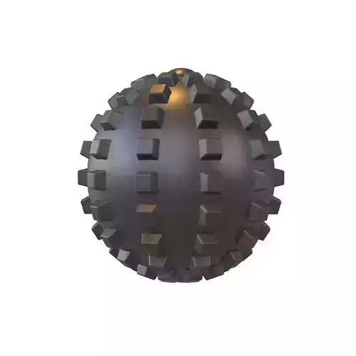 Massage Ball v1 001 Low-poly 3D model