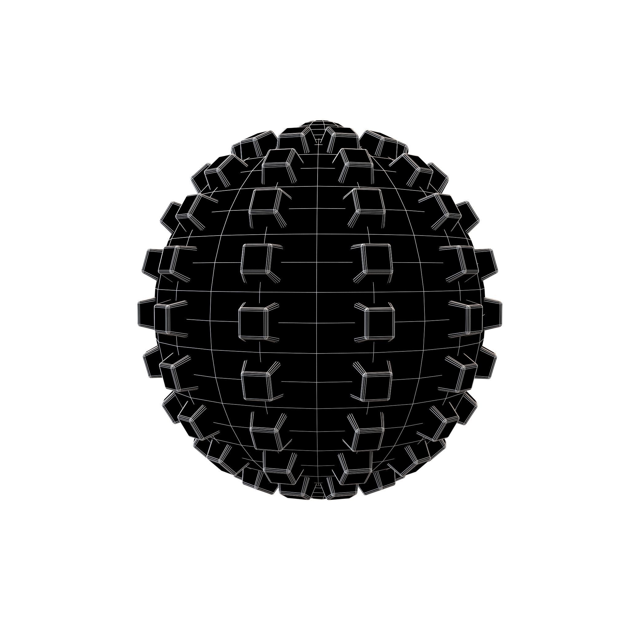 Massage Ball v1 001 Low-poly 3D model_6