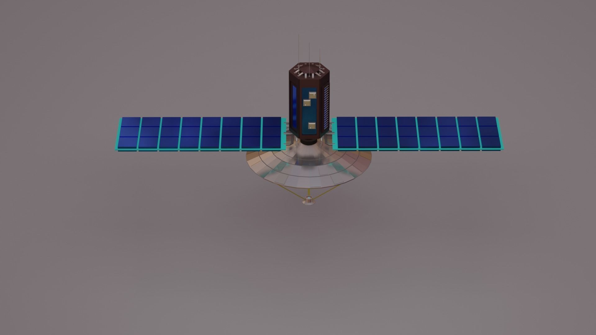 Satellite 3d Model V060422 3d Model Cgtrader