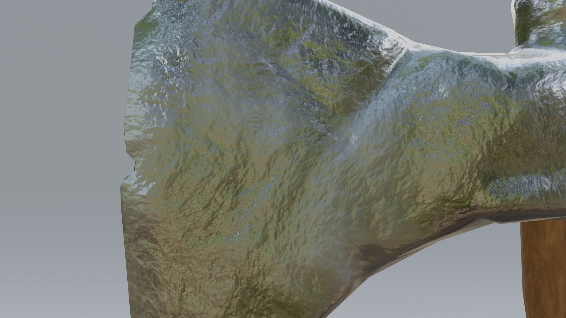 Battle axe Low-poly 3D model_18