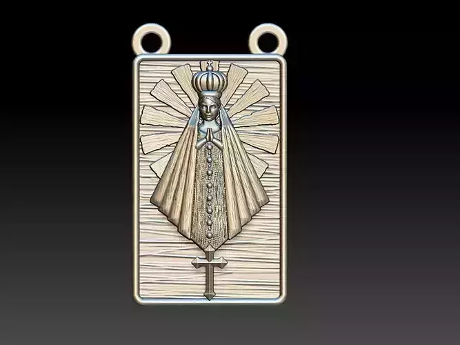 Scapular pendant Mary Aparecida Escapulario 