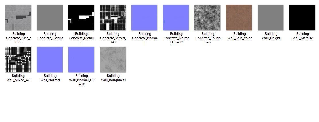 Construction Building Low-poly 3D model_18