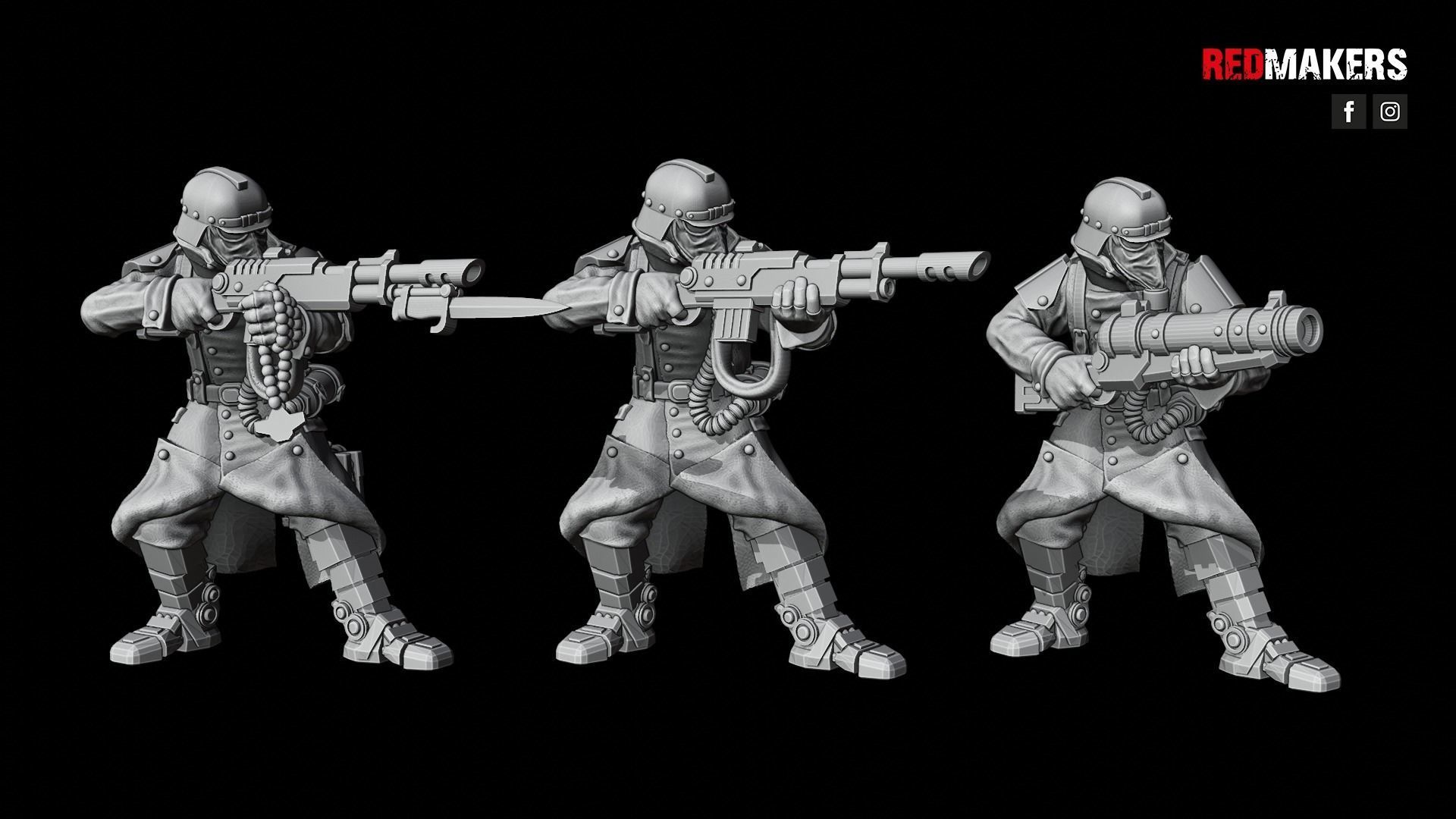 Death Division - Kill Squad - Imperial Force 3D print model_42