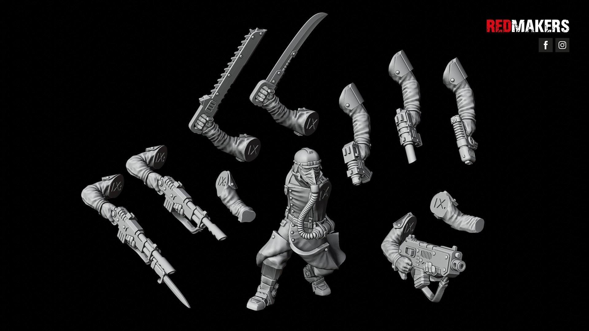 Death Division - Kill Squad - Imperial Force 3D print model_56