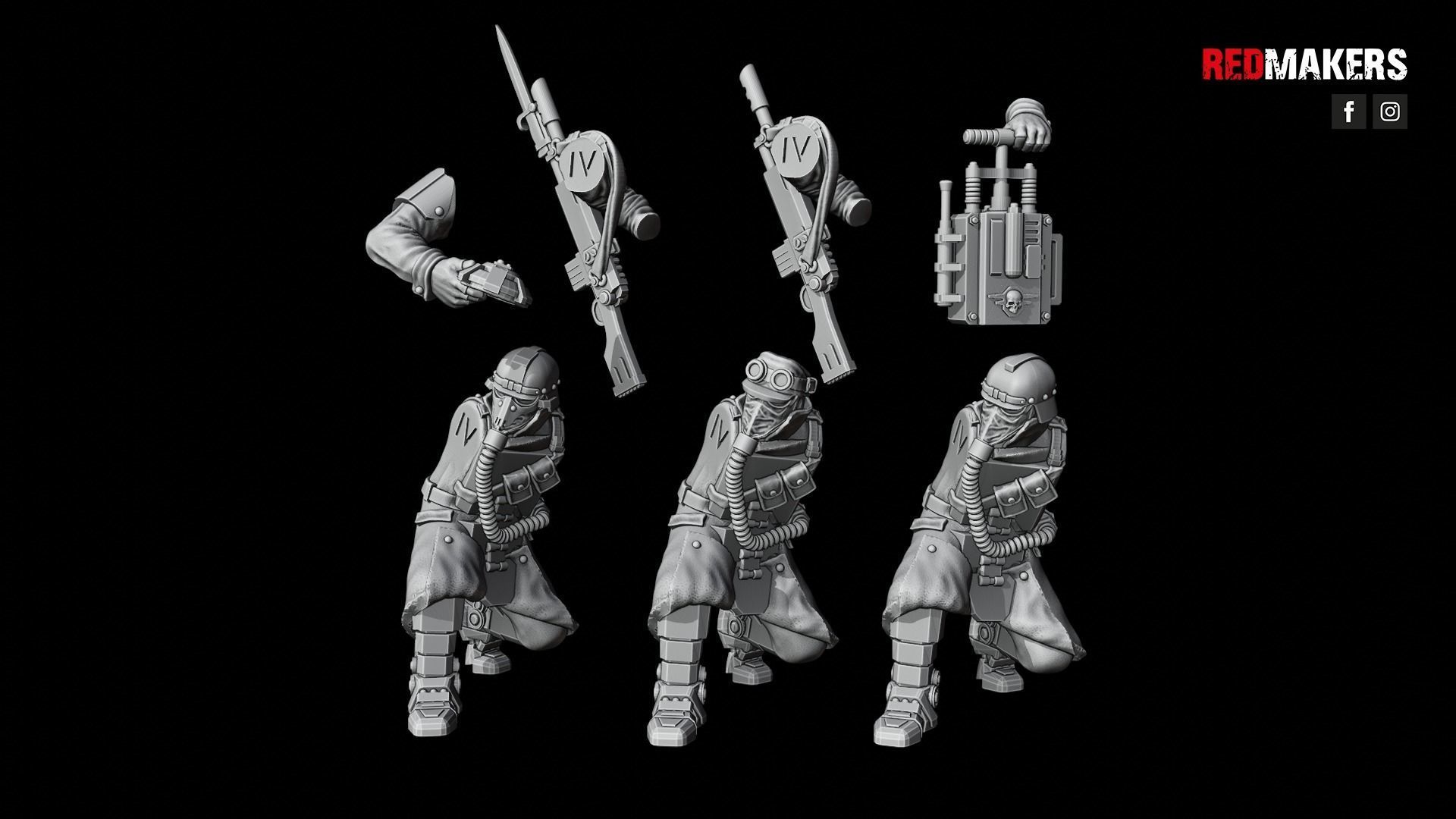Death Division - Kill Squad - Imperial Force 3D print model_41