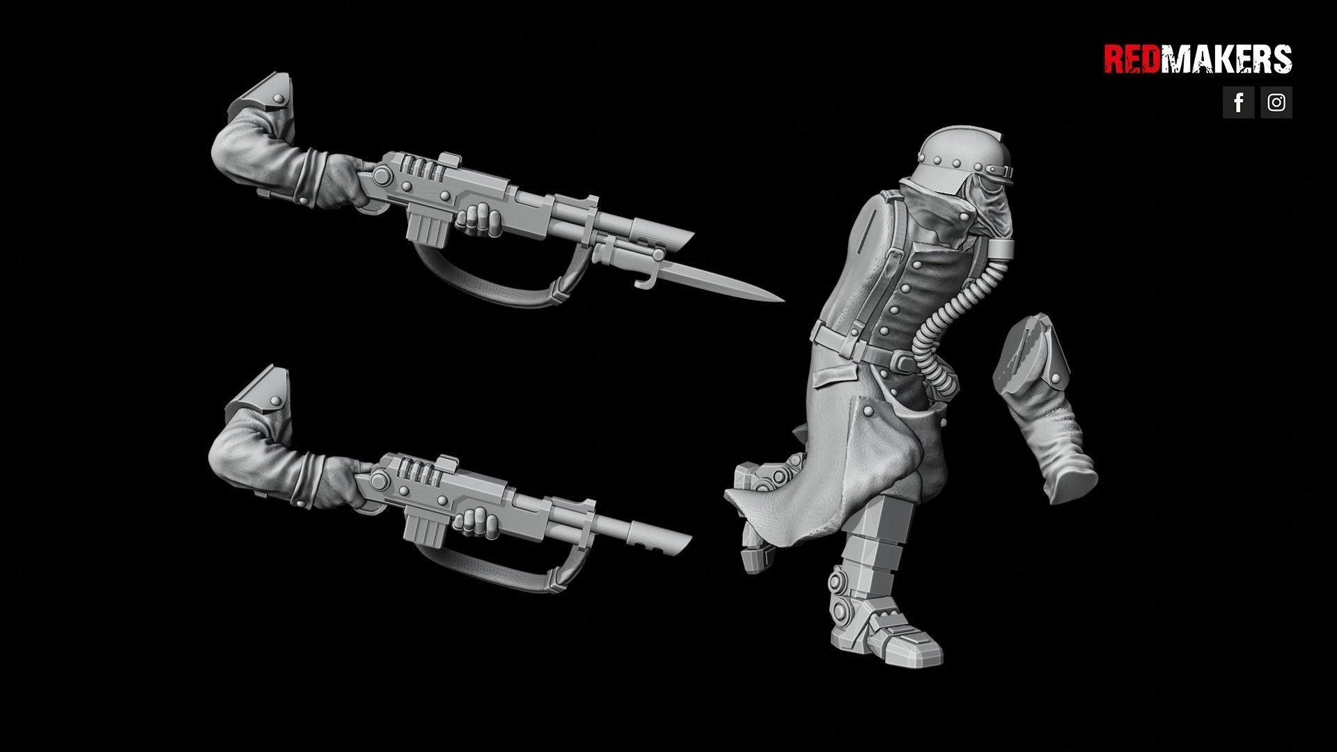 Death Division - Kill Squad - Imperial Force 3D print model_32