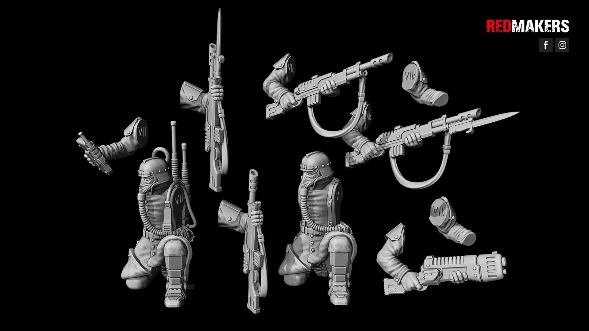 Death Division - Kill Squad - Imperial Force 3D print model_50