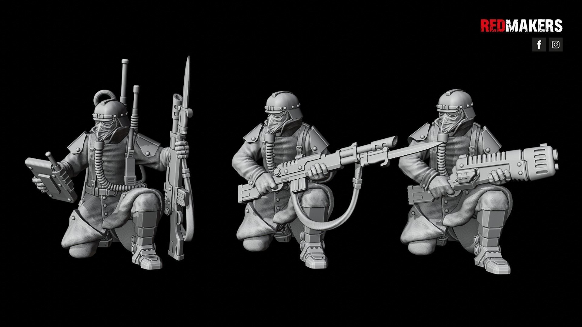 Death Division - Kill Squad - Imperial Force 3D print model_48