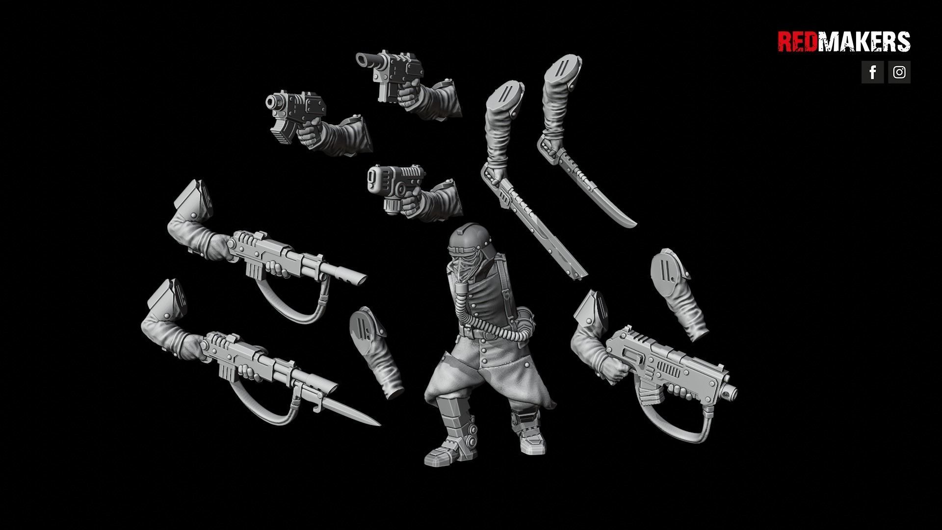 Death Division - Kill Squad - Imperial Force 3D print model_35