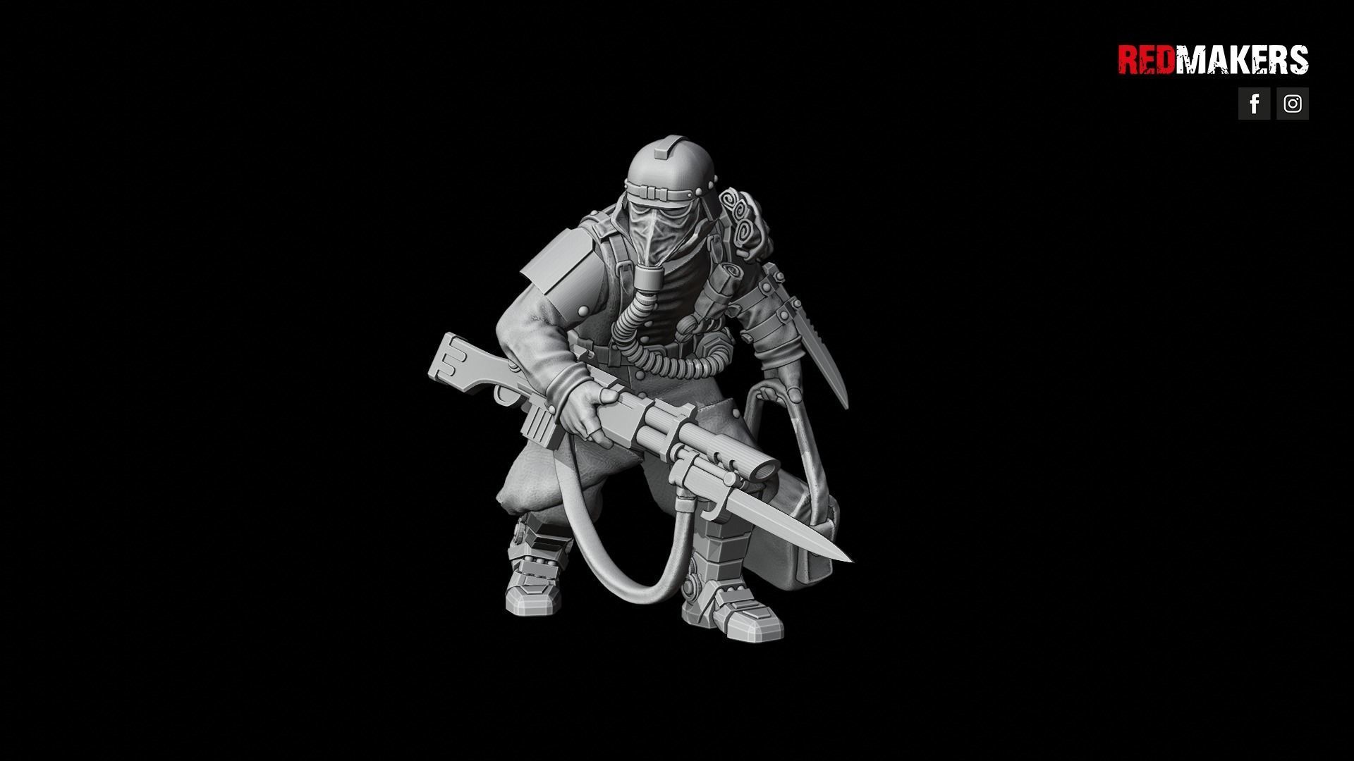 Death Division - Kill Squad - Imperial Force 3D print model_45