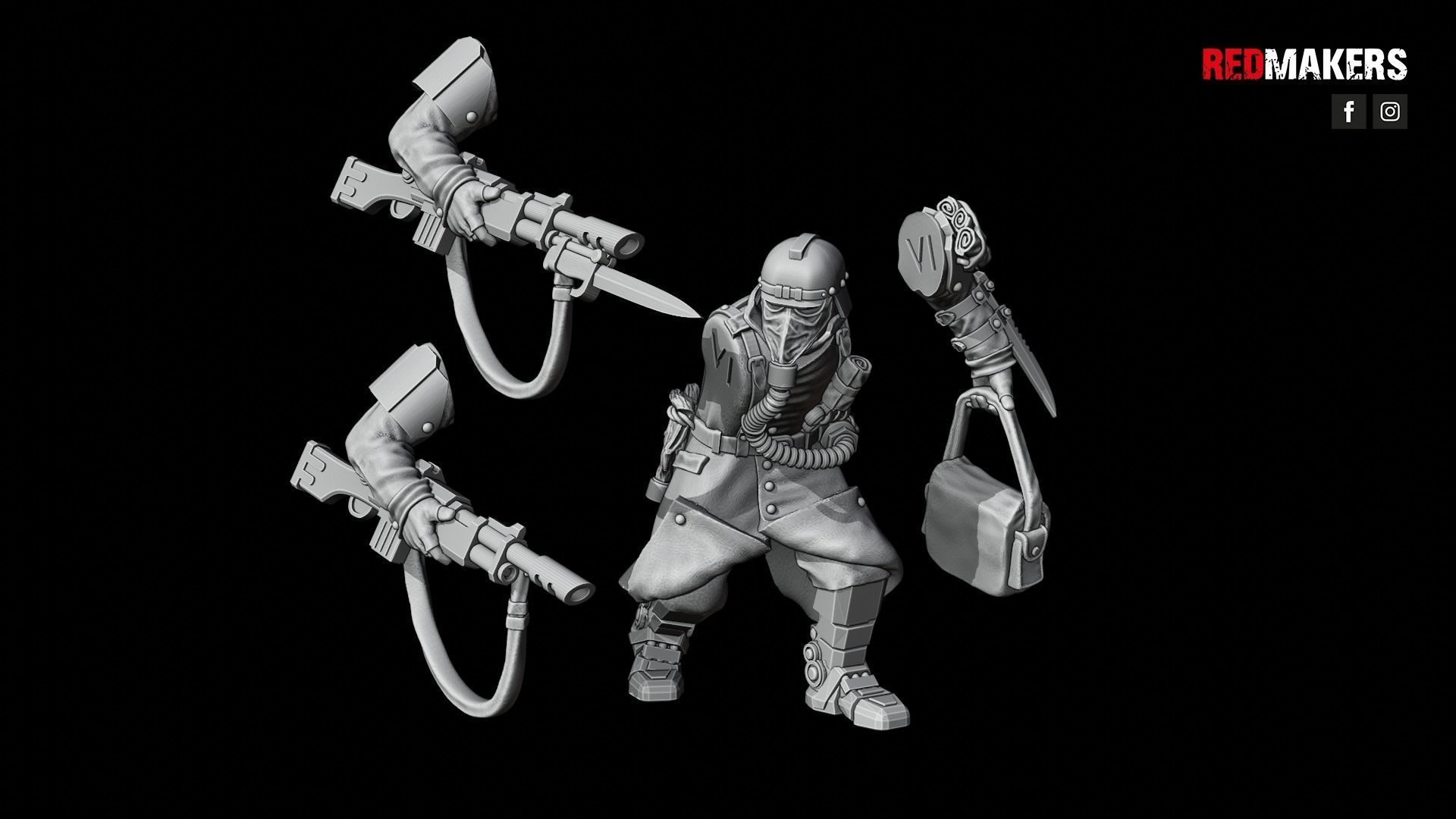 Death Division - Kill Squad - Imperial Force 3D print model_47