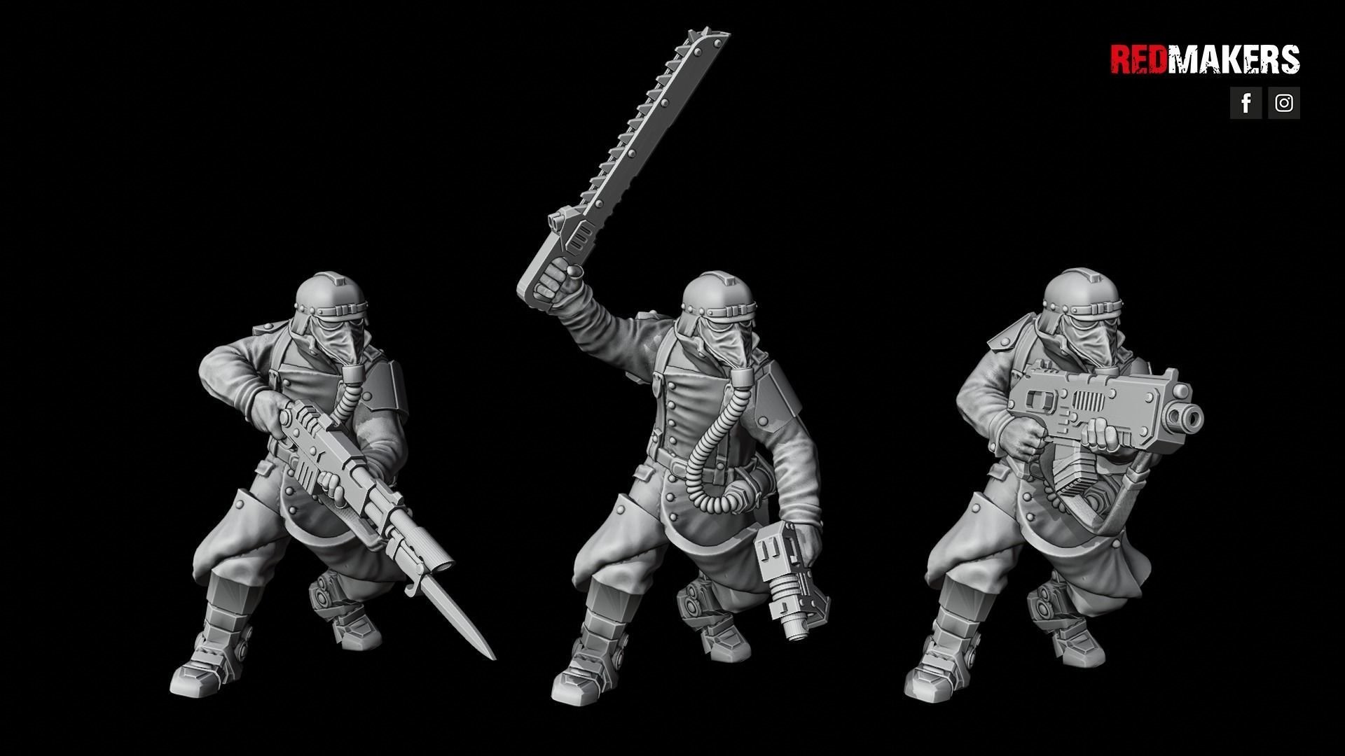 Death Division - Kill Squad - Imperial Force 3D print model_54