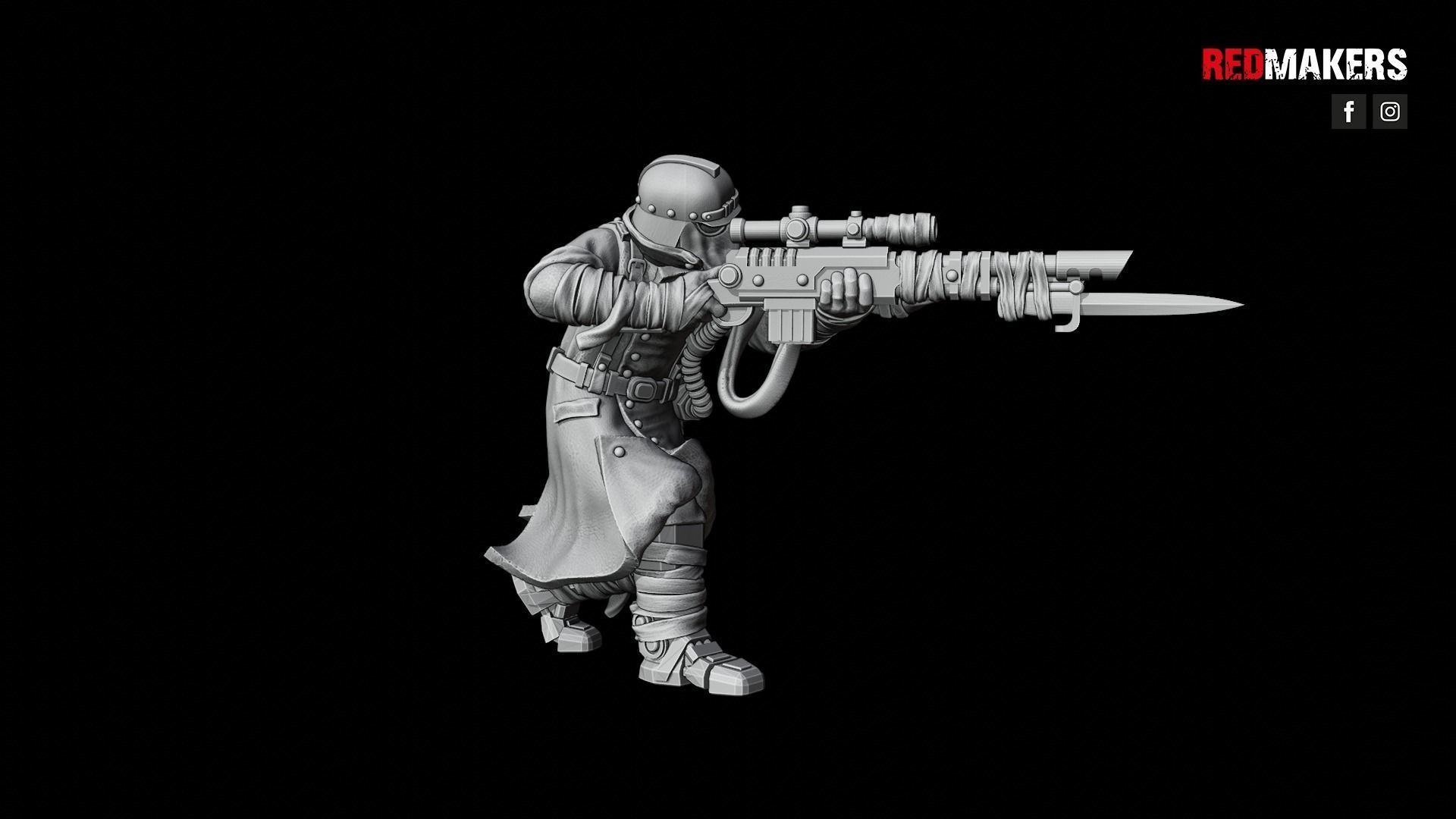 Death Division - Kill Squad - Imperial Force 3D print model_36