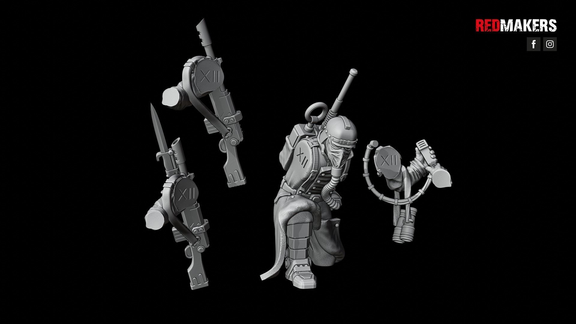 Death Division - Kill Squad - Imperial Force 3D print model_65
