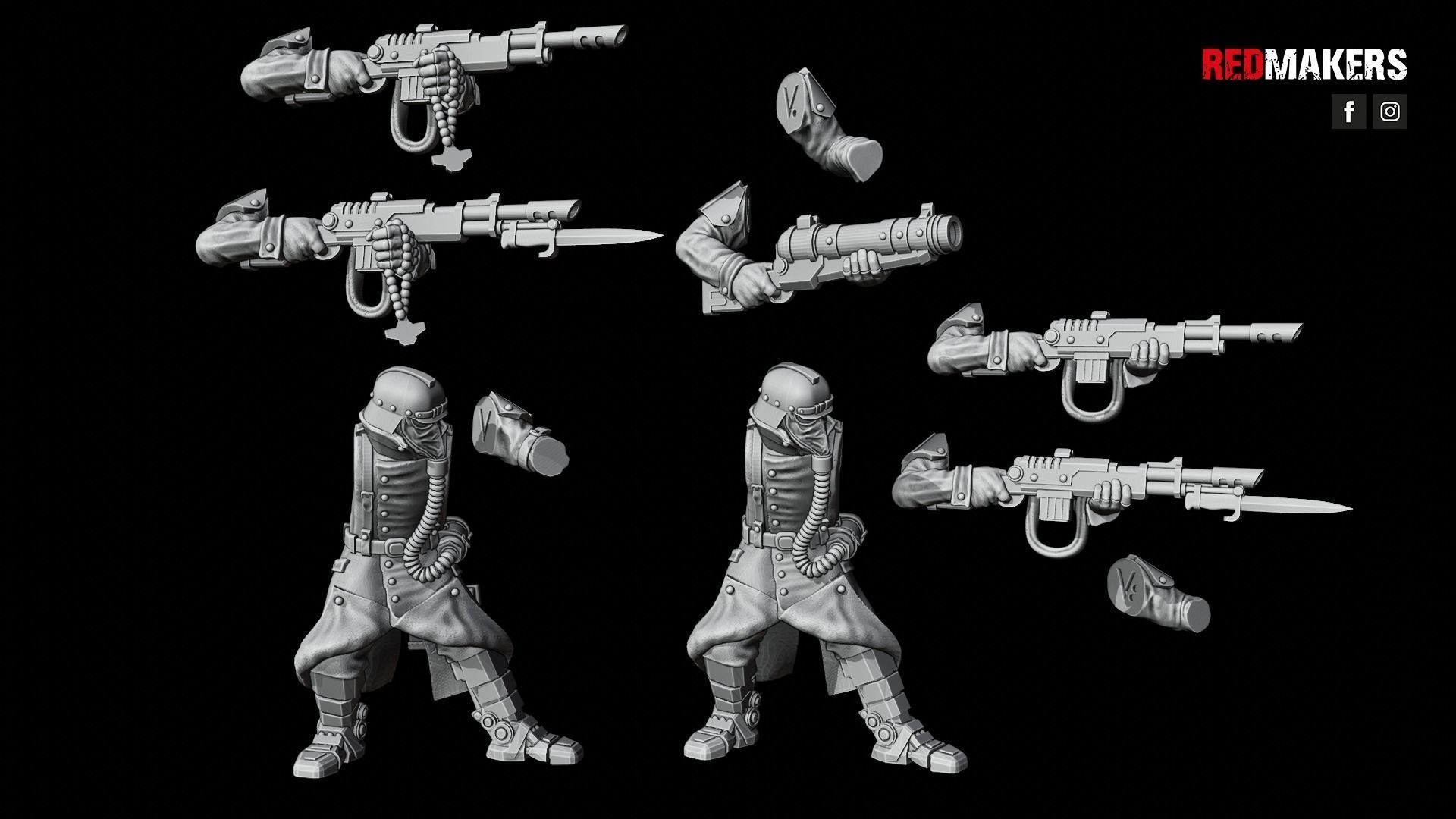 Death Division - Kill Squad - Imperial Force 3D print model_44