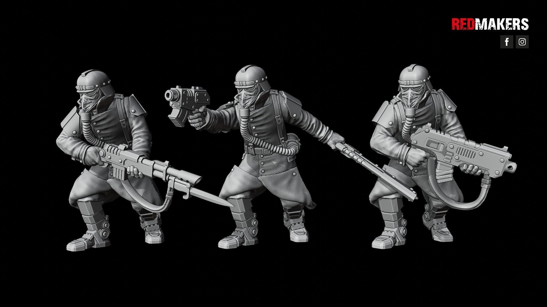 Death Division - Kill Squad - Imperial Force 3D print model_33