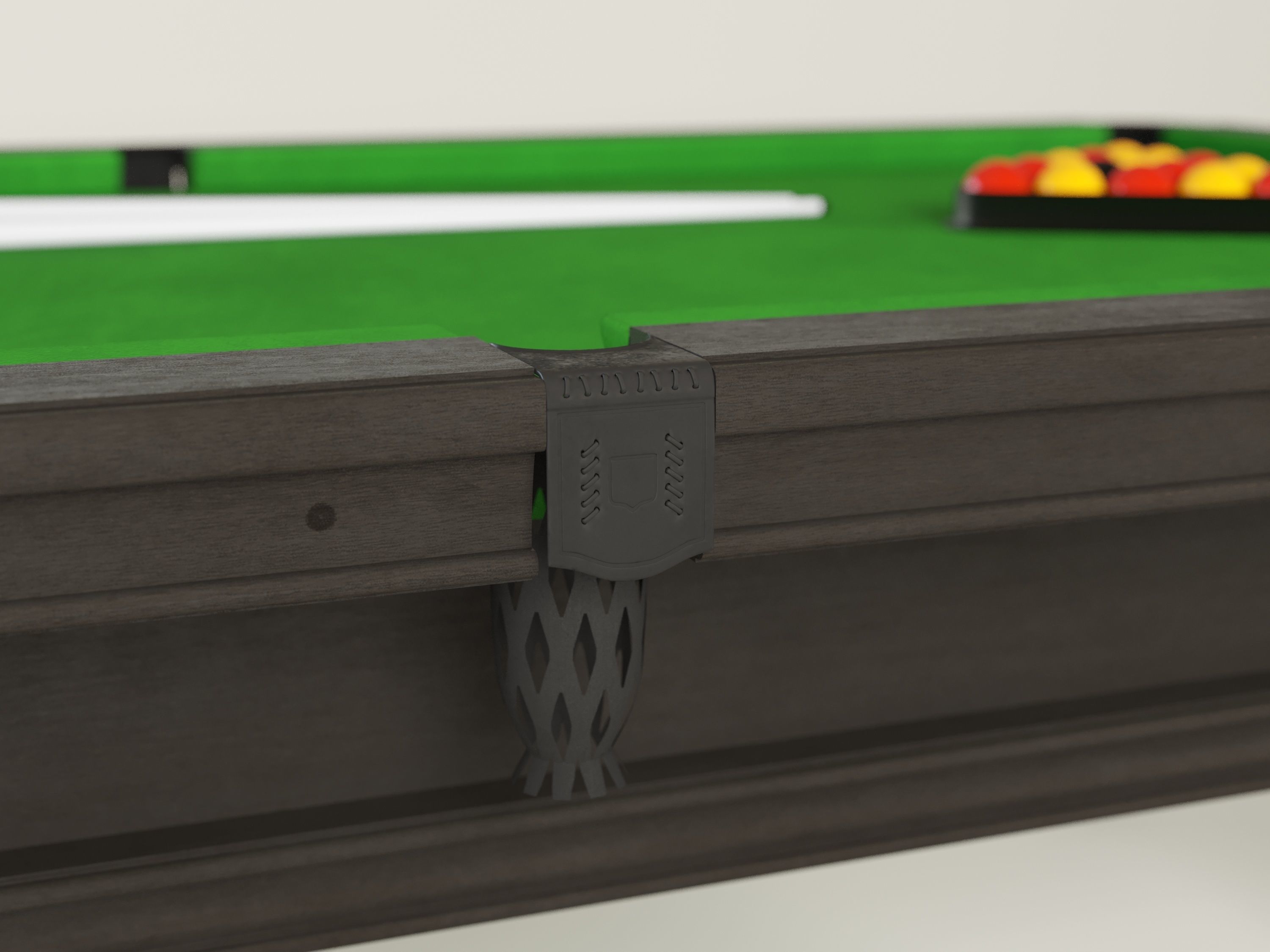 Michael Allen Traditional Pool Table 3D model_2
